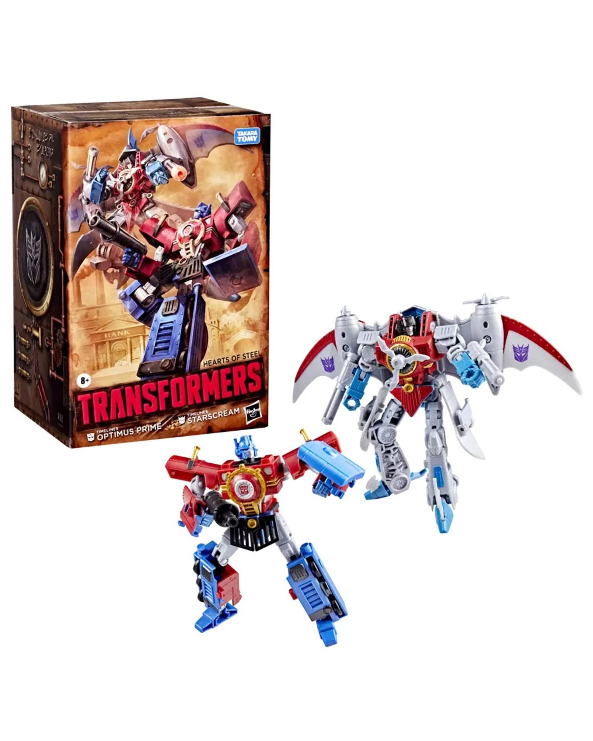 1 Transformers Timelines Comic Edition Optimus Prime and Starscream, 1 of 6