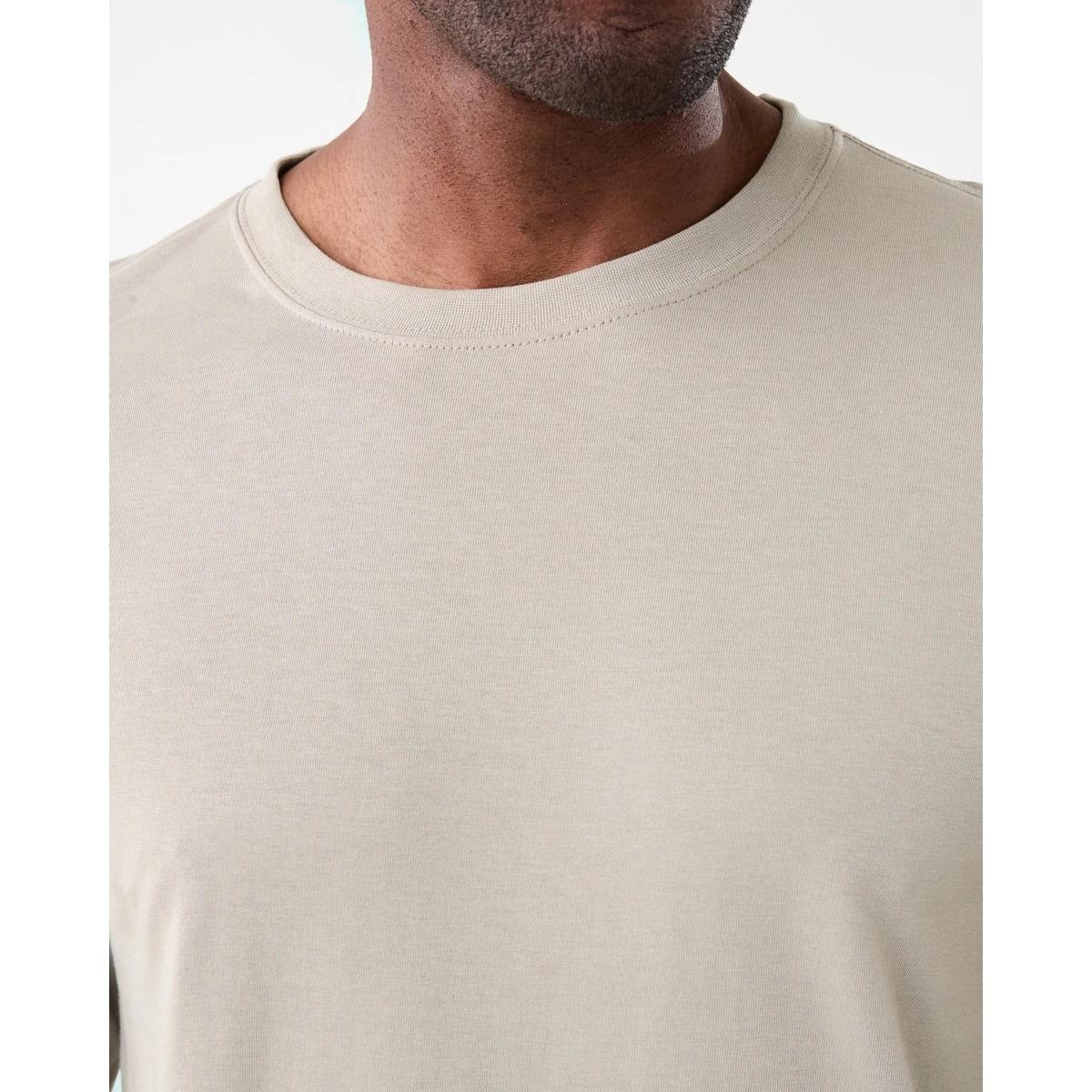 5 Long Sleeve Longline T-shirt Bge Khaki, 5 of 6