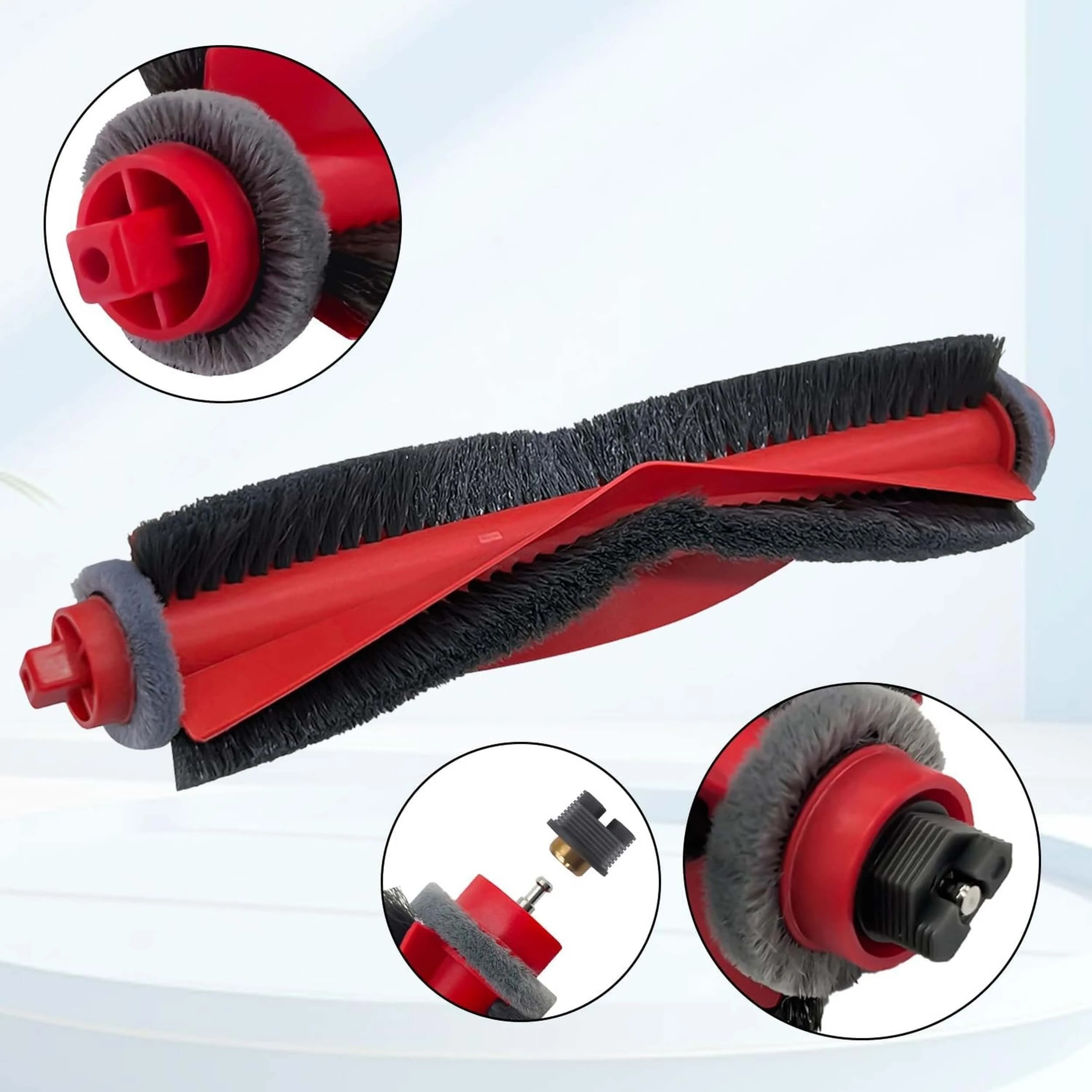 2 Hygieia Complete Replacement Kit For Roborock Q10V+ Robot Vacuum - Red, 2 of 3