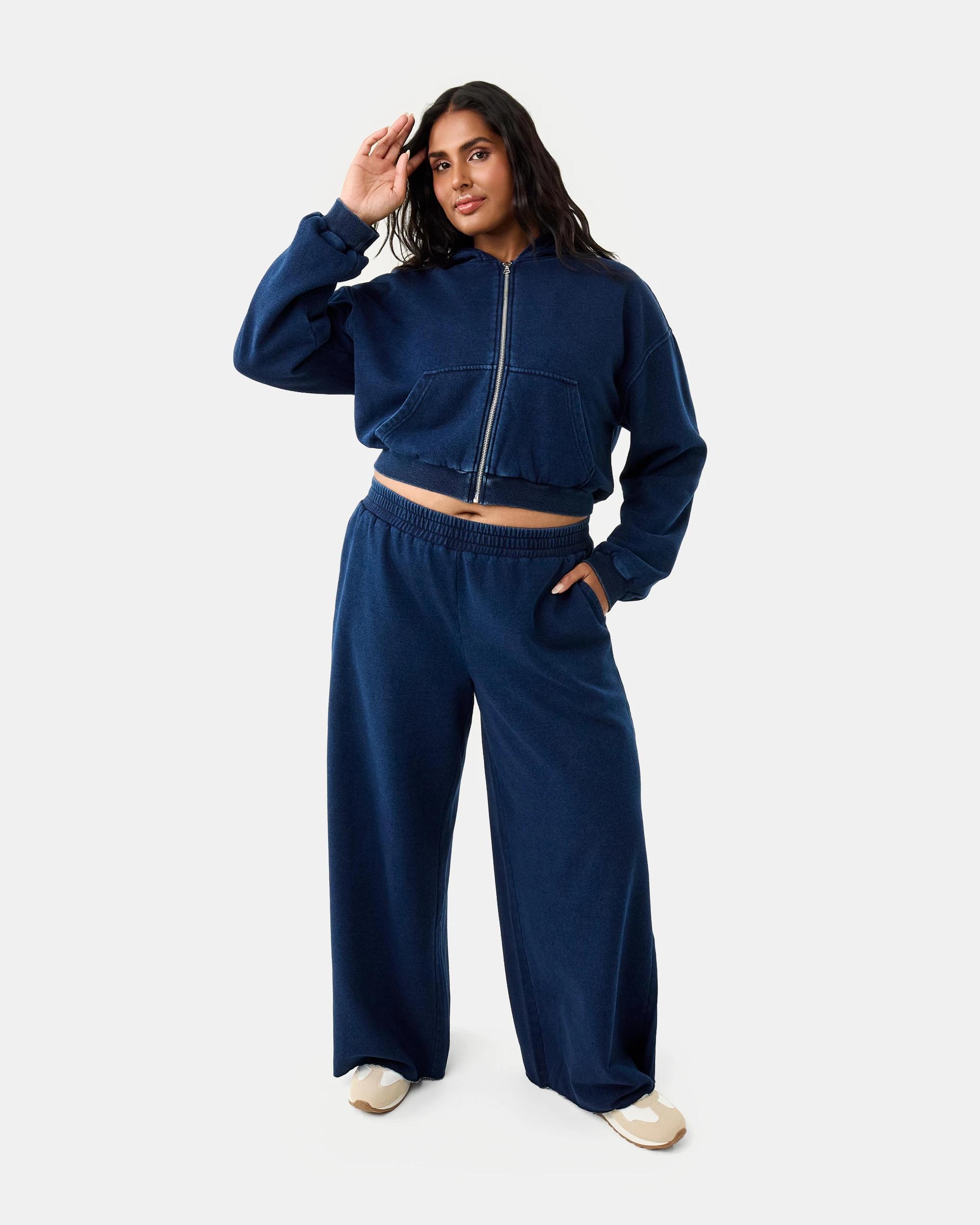 2 Denim Look Trackpants Denim, 2 of 9