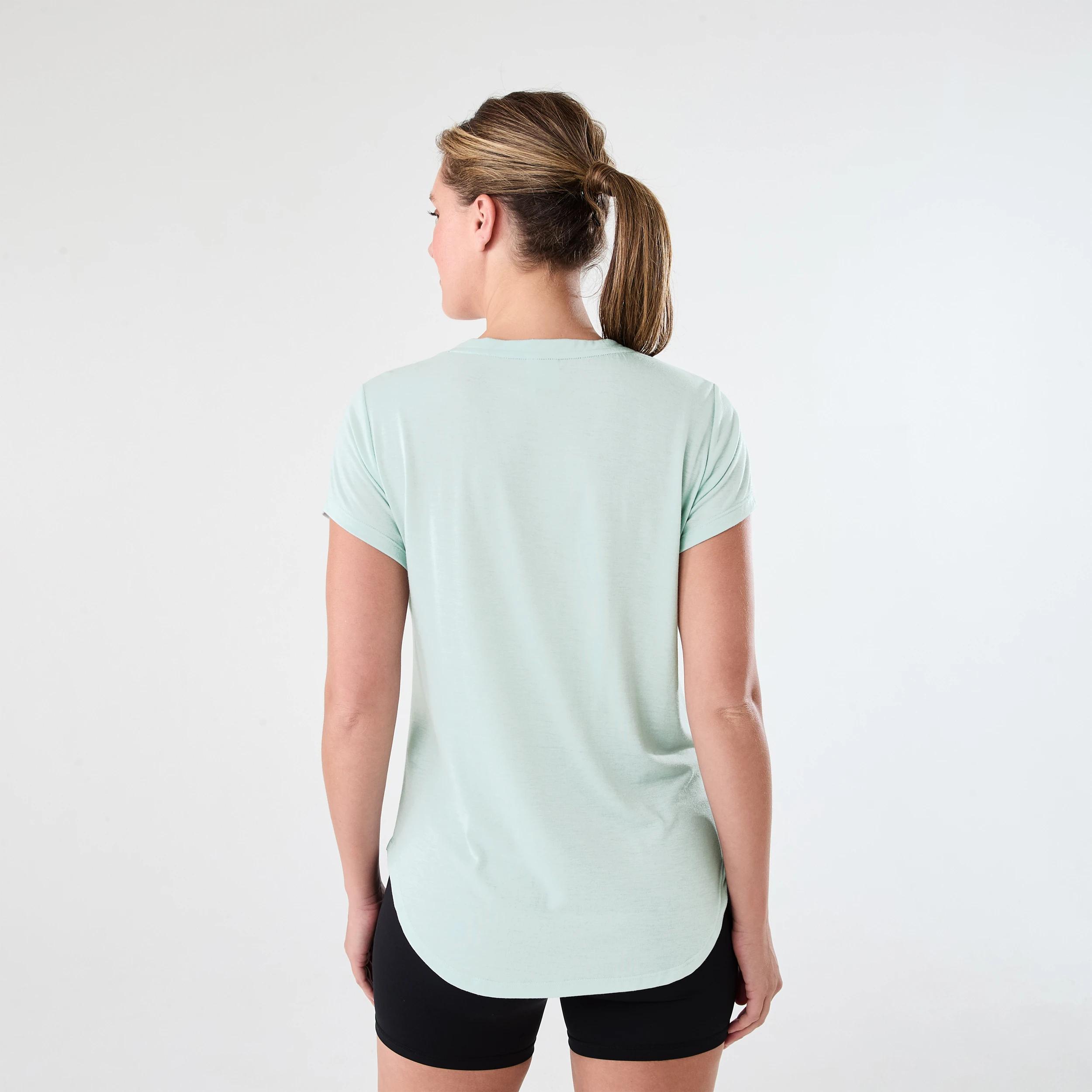 3 Everlast Womens Scoop Neck T-shirt EVERLAST BLOCK LOGO SURF SPRAY, 3 of 5