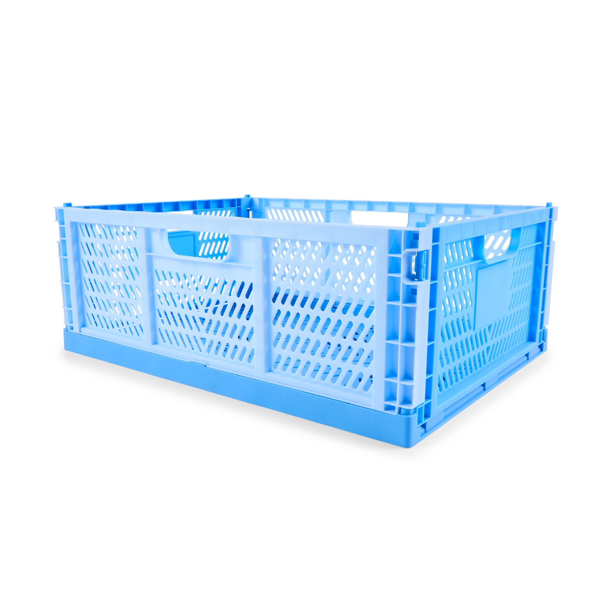 9 30L Collapsible Crate - Large, Blue, 9 of 10