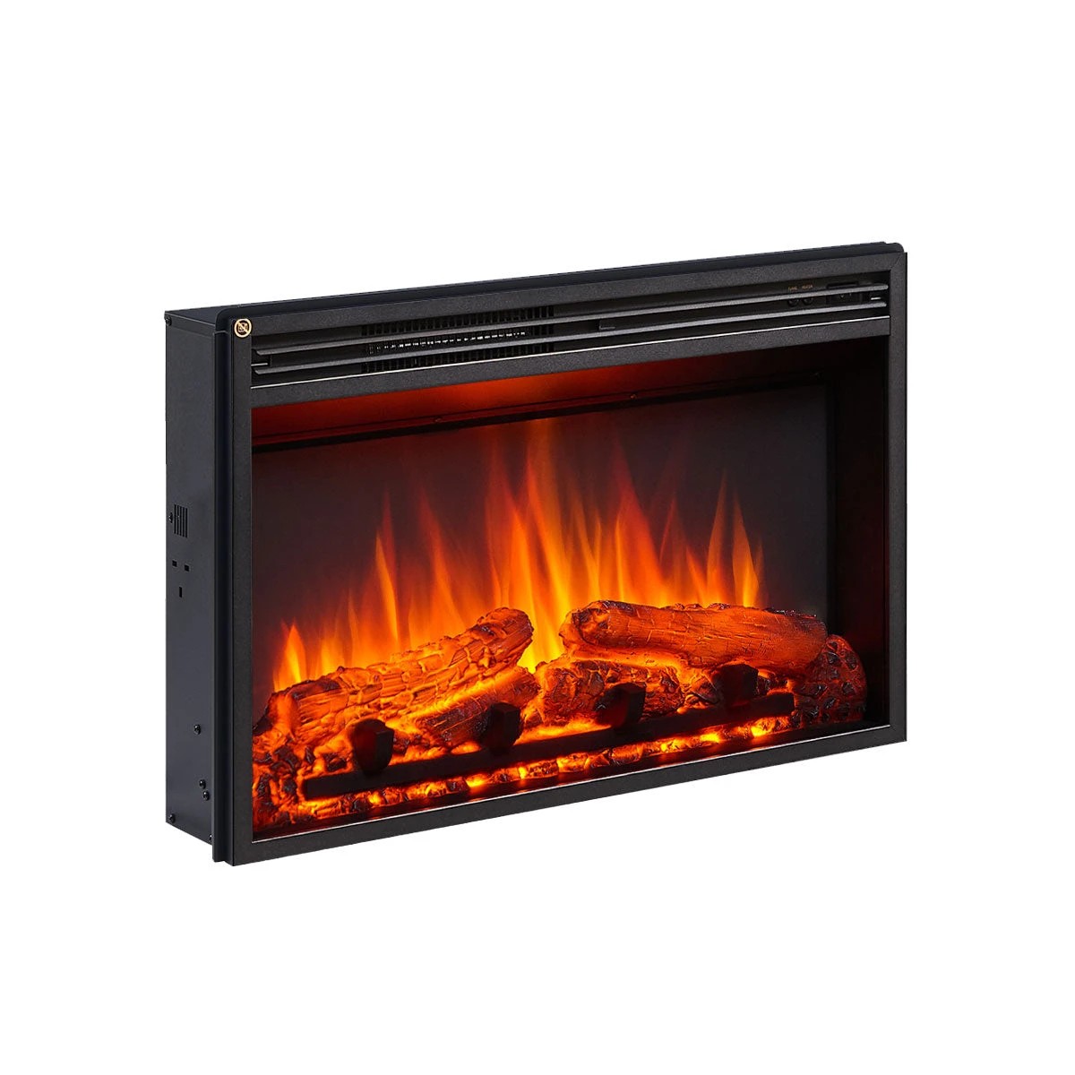 2 Moda Living Stella 27 inch Electric Fireplace Insert - Black, 2 of 2