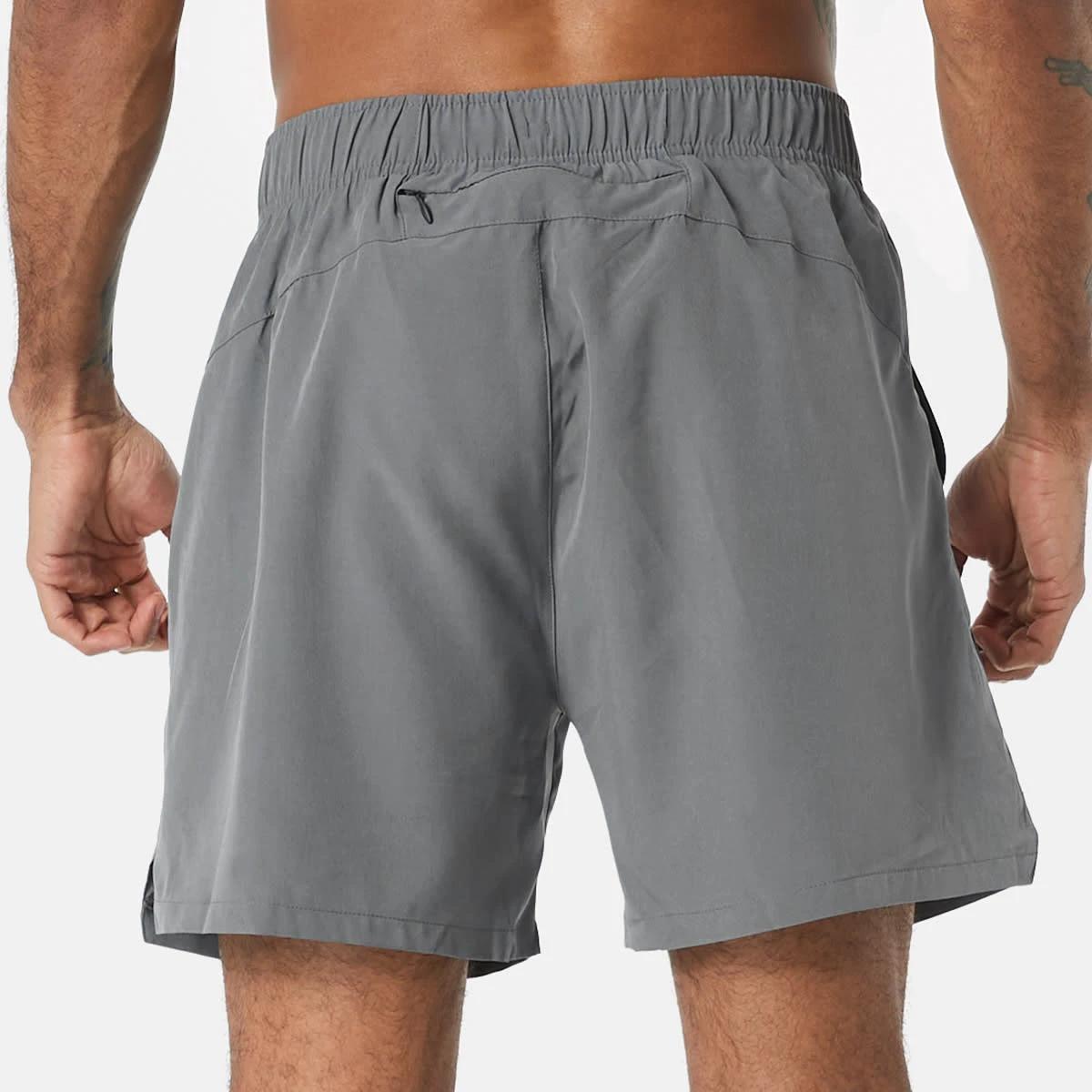 3 Active Mens Woven Stretch Shorts QUIET SHADE, 3 of 6