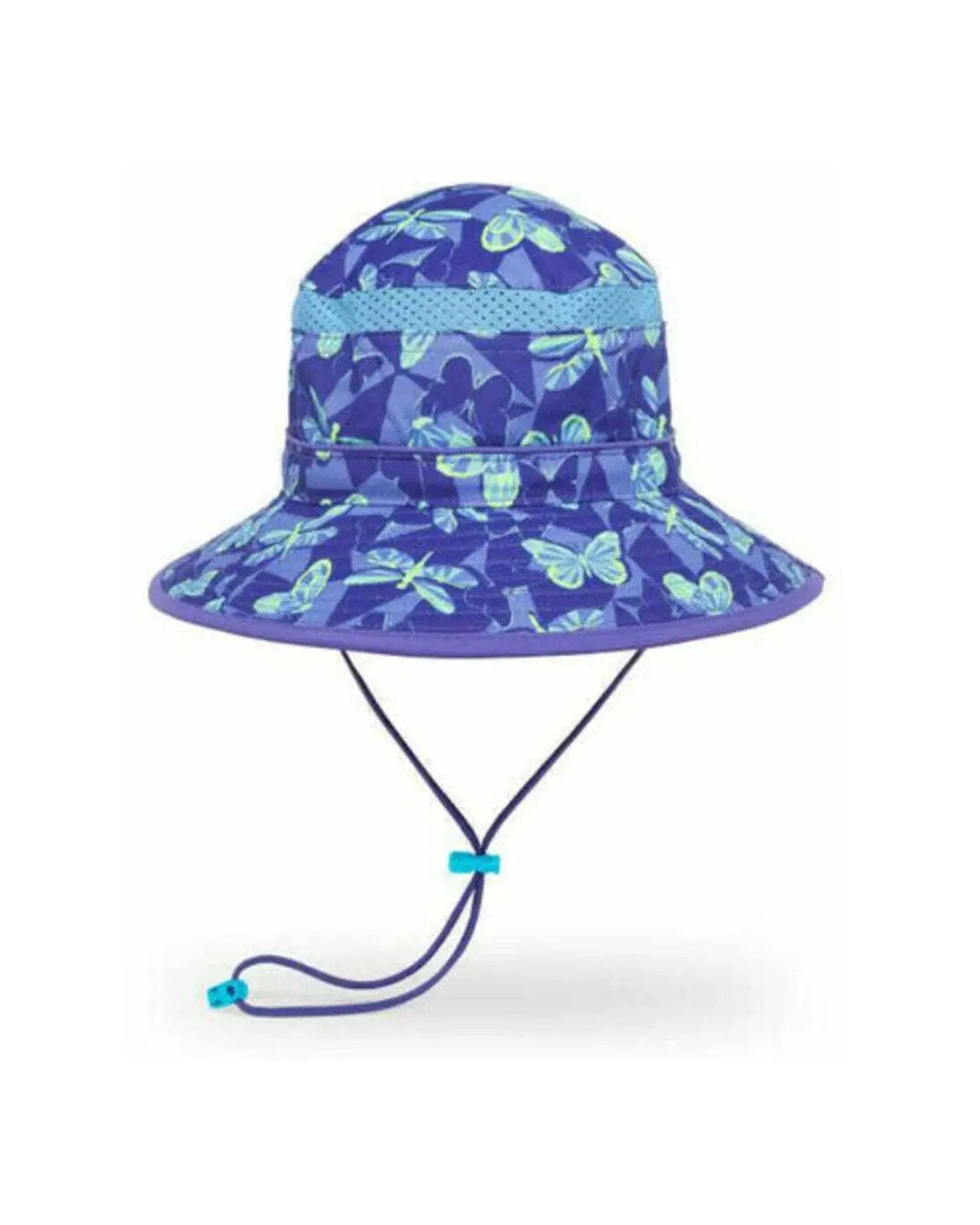 1 Sunday Afternoons Kids Fun Bucket Hat Youth 5-9 Years UPF 50+ Sun Protect Butterfly Dream - Blue, 1 of 1