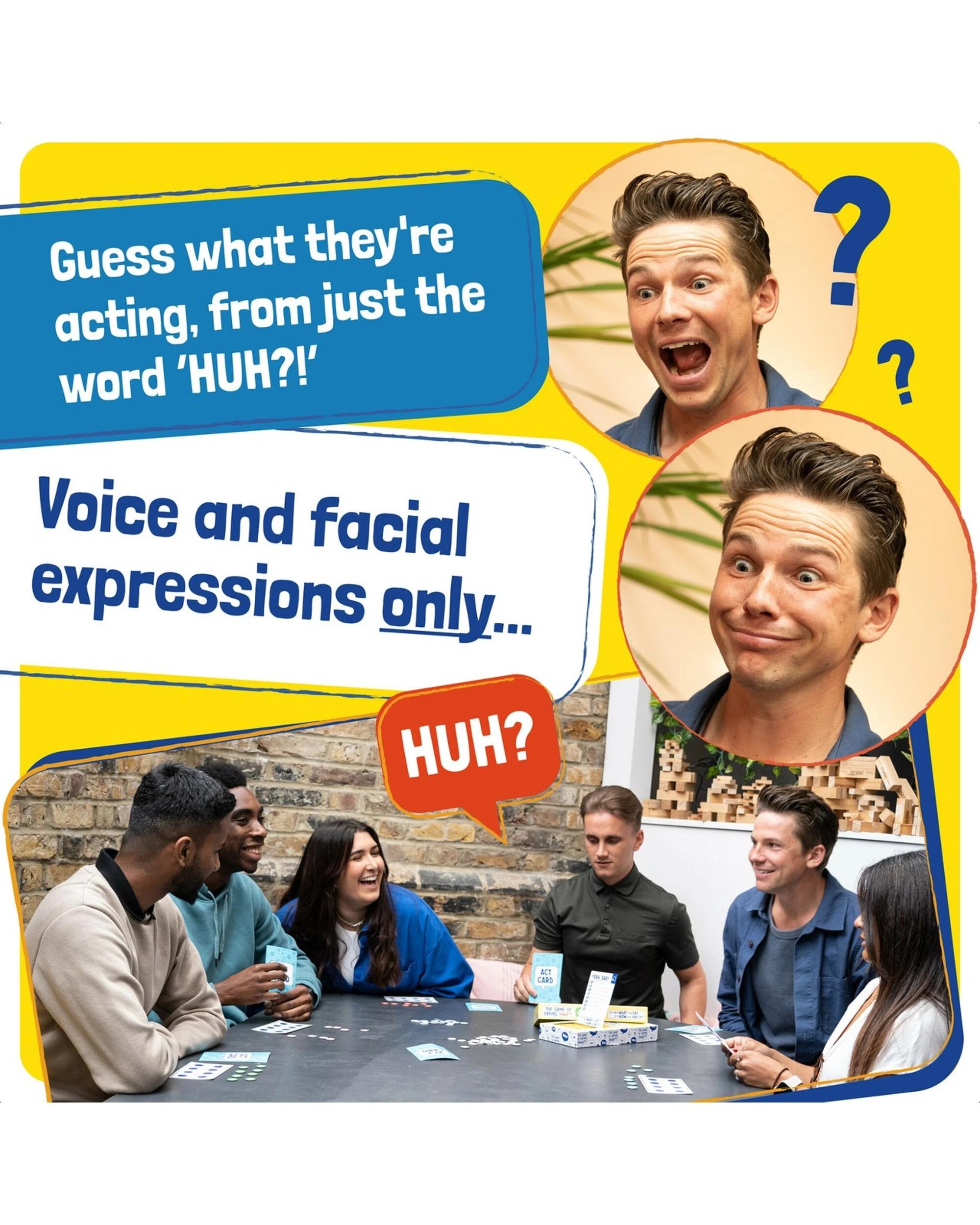 6 TOMY The Game of Saying Huh Card Game, 6 of 9