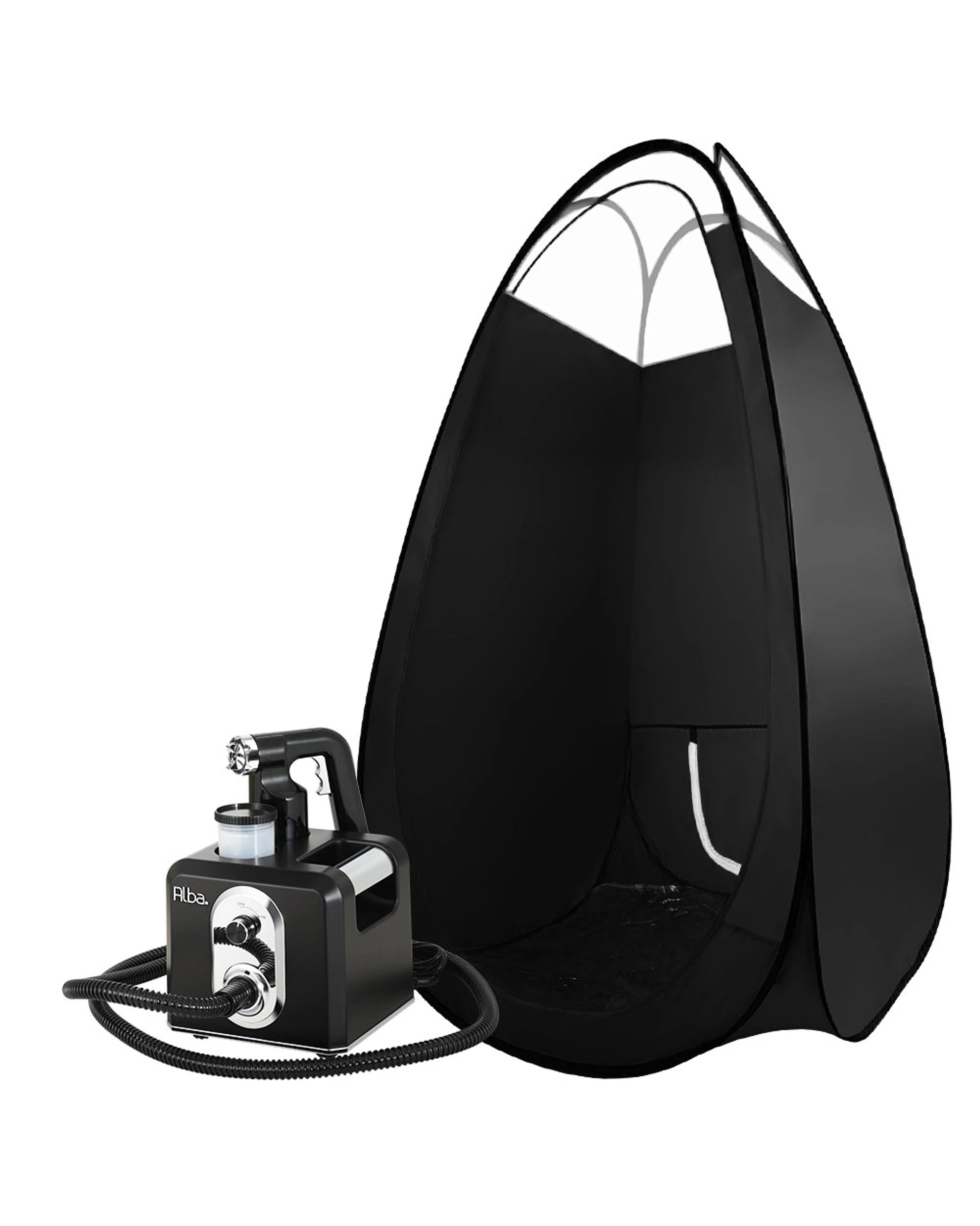 1 Alba Spray Tan Machine Tent Sunless Spray Gun HVLP System Professional - Black, 1 of 5