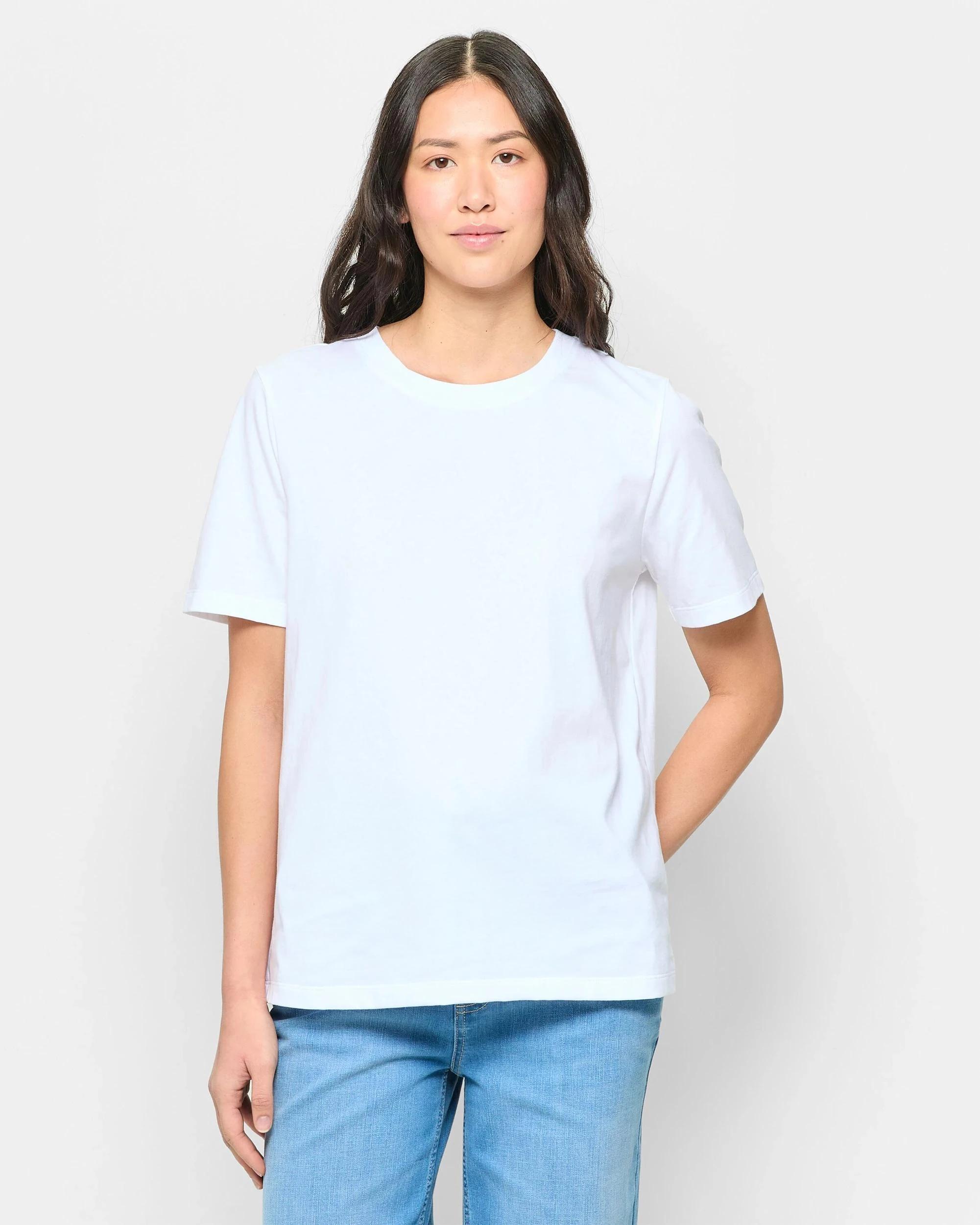 1 Target Australian Cotton Classic T-Shirt WHITE, 1 of 8