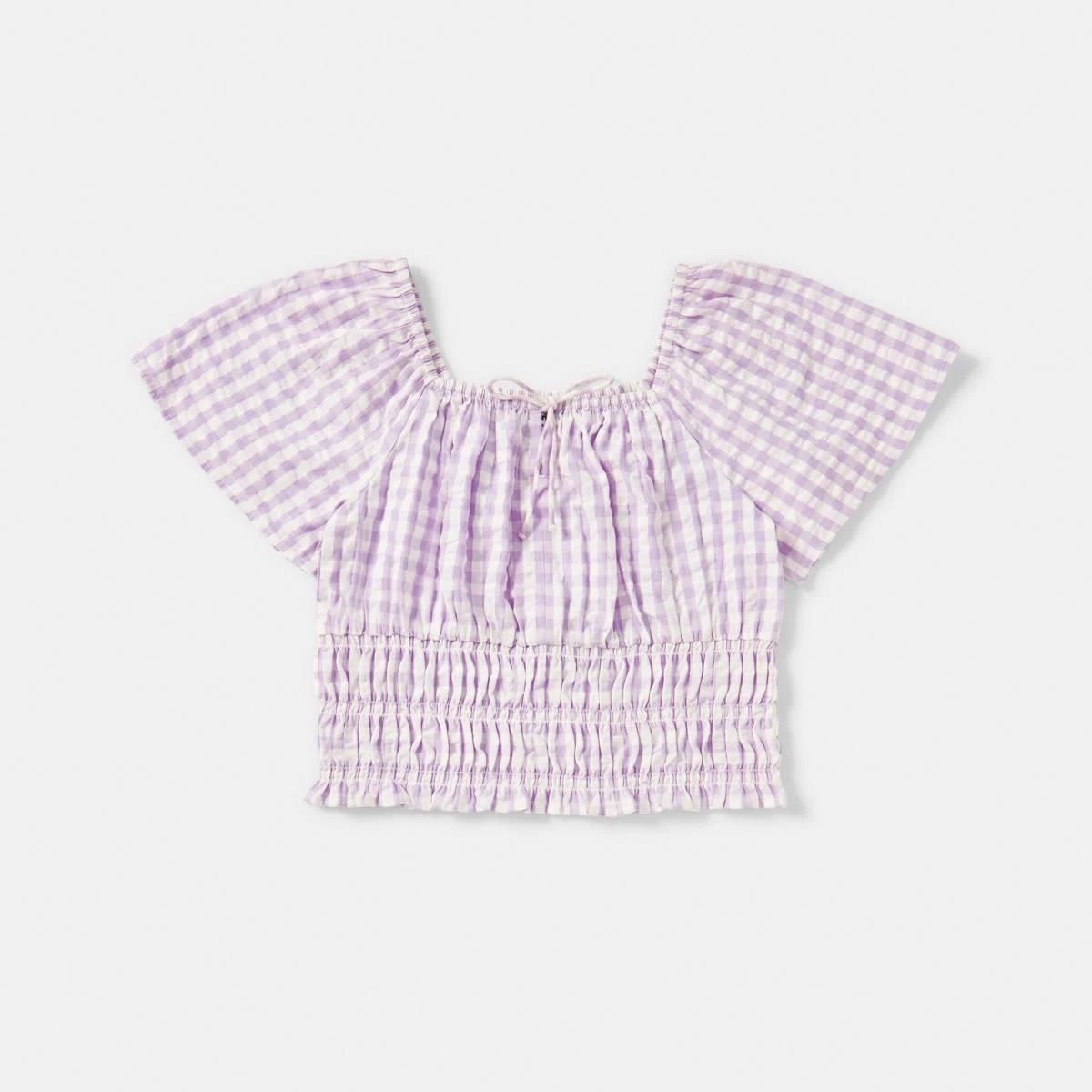 8 Flutter Sleeve Top Checks, 8 of 9