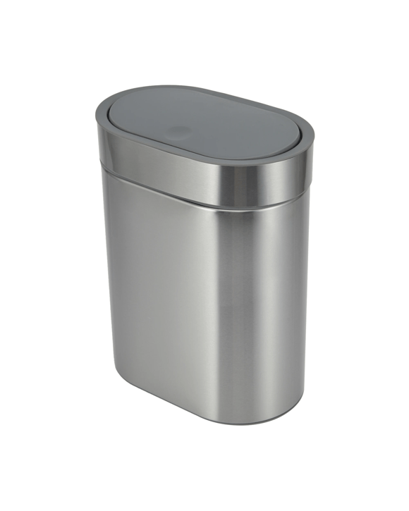4L Stainless Steel Push Top Bin