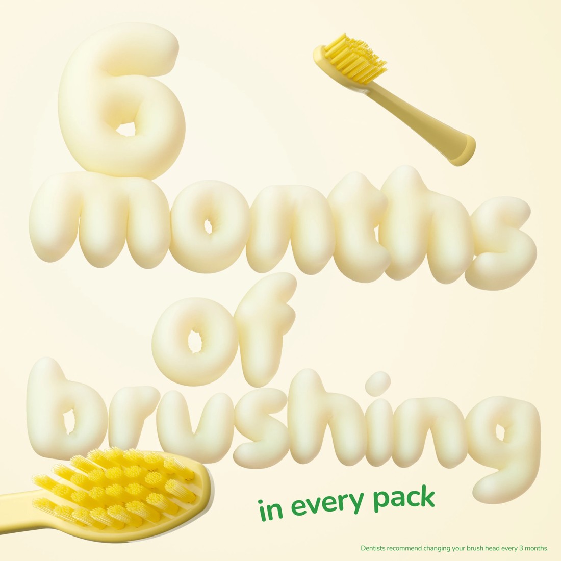 3 Original Squishmallows 2 Pack Ordo Sonic Kids Battery Brush Heads - Wanda, 3 of 5