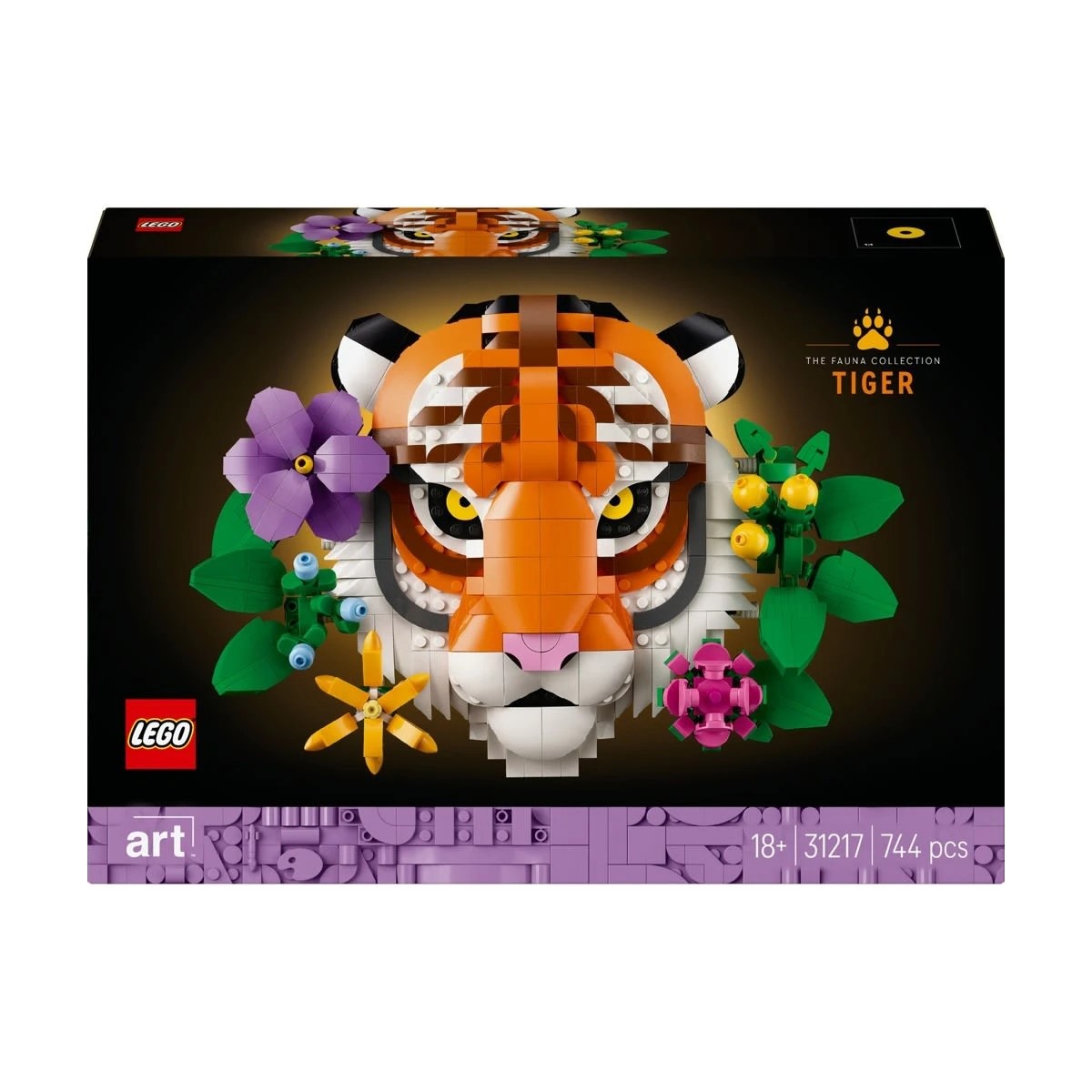 1 LEGO Art The Fauna Collection – Tiger 31217, 1 of 10