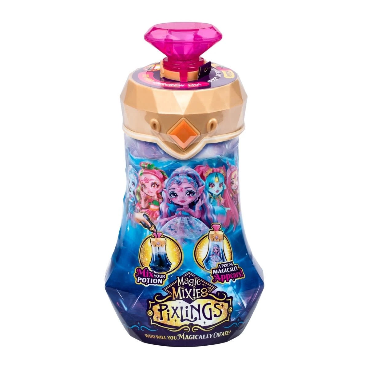 1 Magic Mixies Pixlings -  Amber The Dragon Pixling, 1 of 11