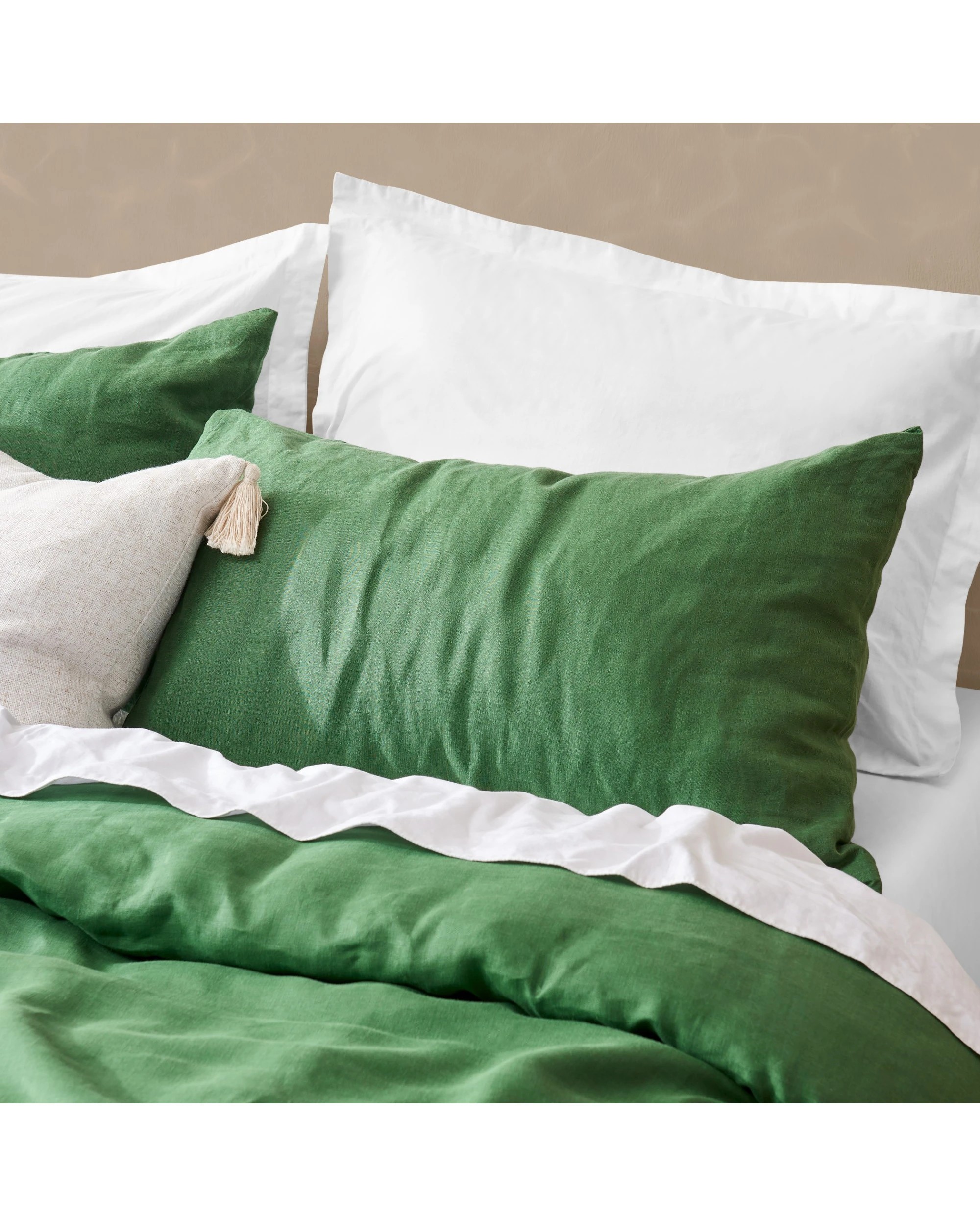 2 Natural Home Vintage Washed 100% Hemp Quilt Cover Set - Super King Bed - Eden, 2 of 8