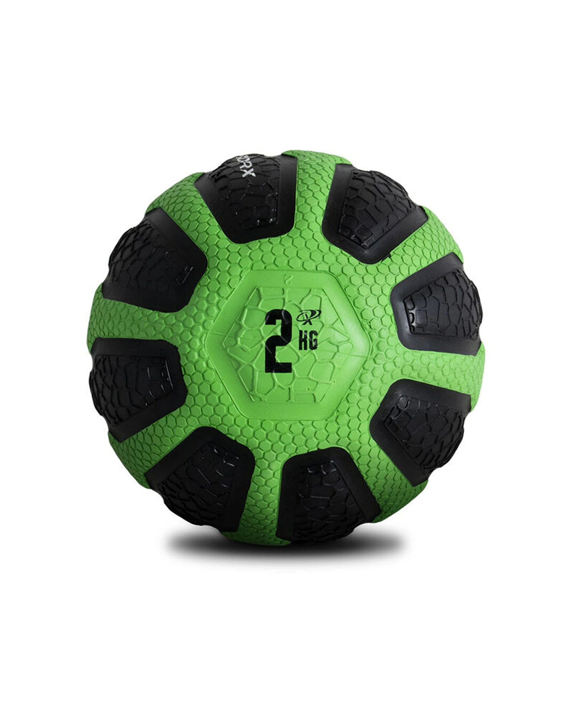 1 Bodyworx Medicine Ball 2kg Rubber Home Gym Exercise Core Strength Training - Multi, 1 of 2