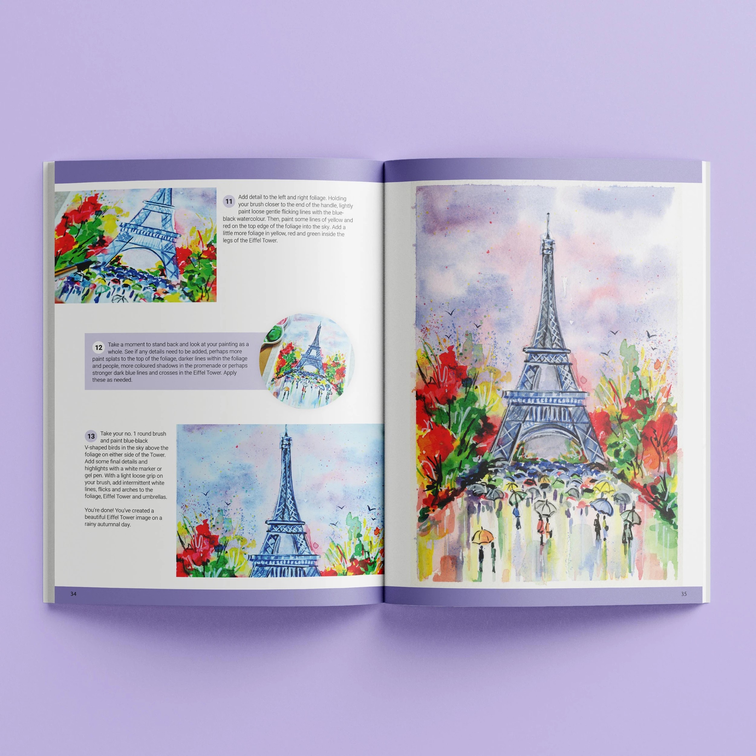 3 Art Maker Watercolour Painting  - Book, 3 of 6