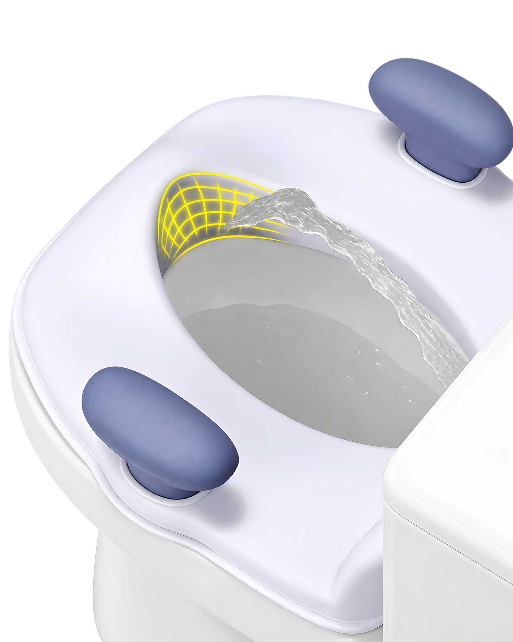 7 PlayPals 3-in-1 Kids Potty Toilet Trainer Toddler Toilet Training Seat w/ Interactive Musical Mat Grey, 7 of 10