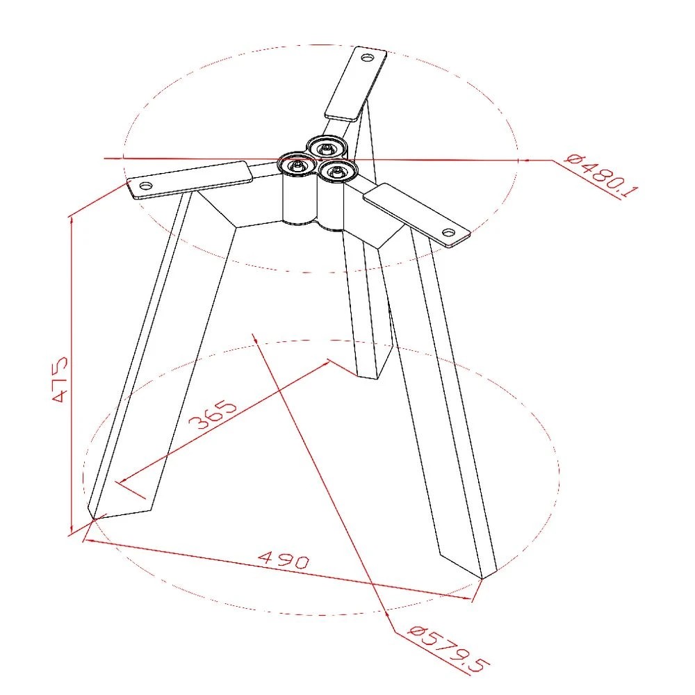 2 Stilford Professional Side Table 600mm Oak Desks, Tables and Workstations, 2 of 2