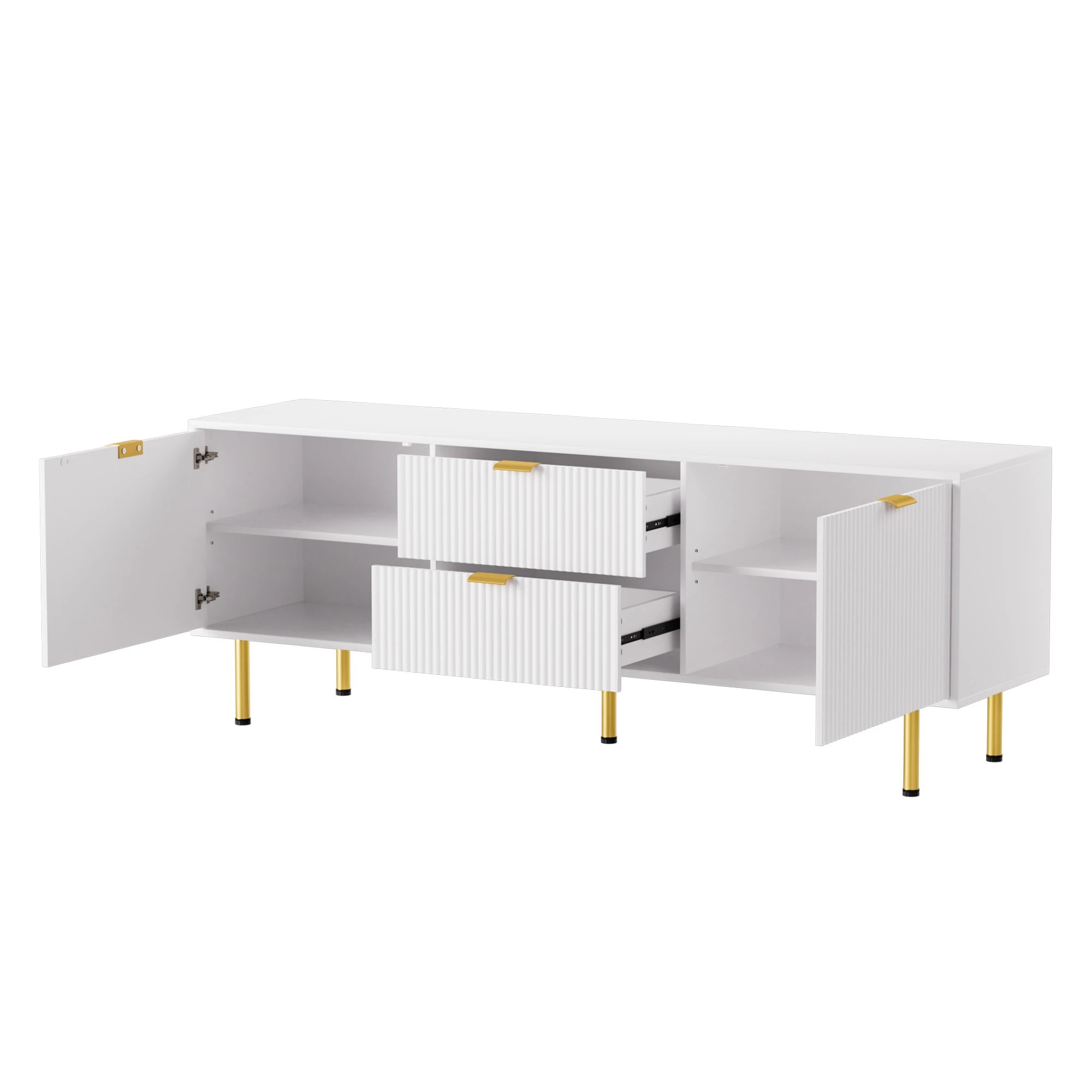 2 Levede Entertainment Unit 160cm, 2 of 8