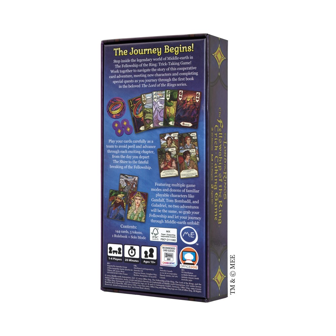 2 The Fellowship Of The Ring: Trick-taking Game
 - Multi, 2 of 3