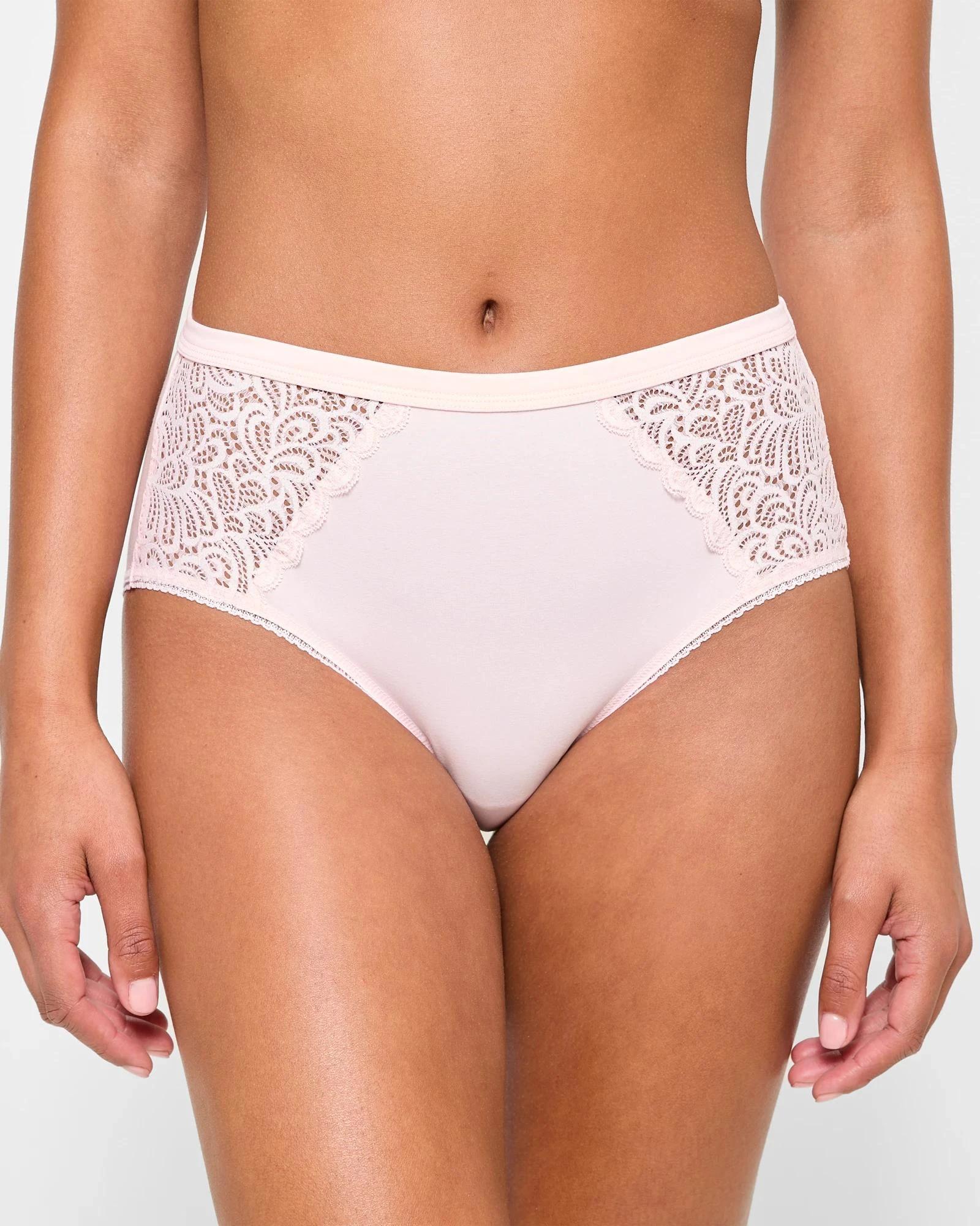 2 Target Woman Australian Cotton and Lace Midi Briefs BLUSHING PINK, 2 of 4