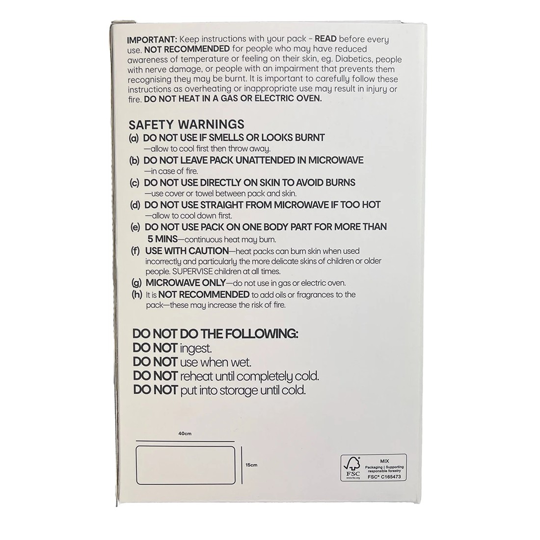 3 OXX Essentials Heat Pack Wheat Bag - Faux Fur, 3 of 4