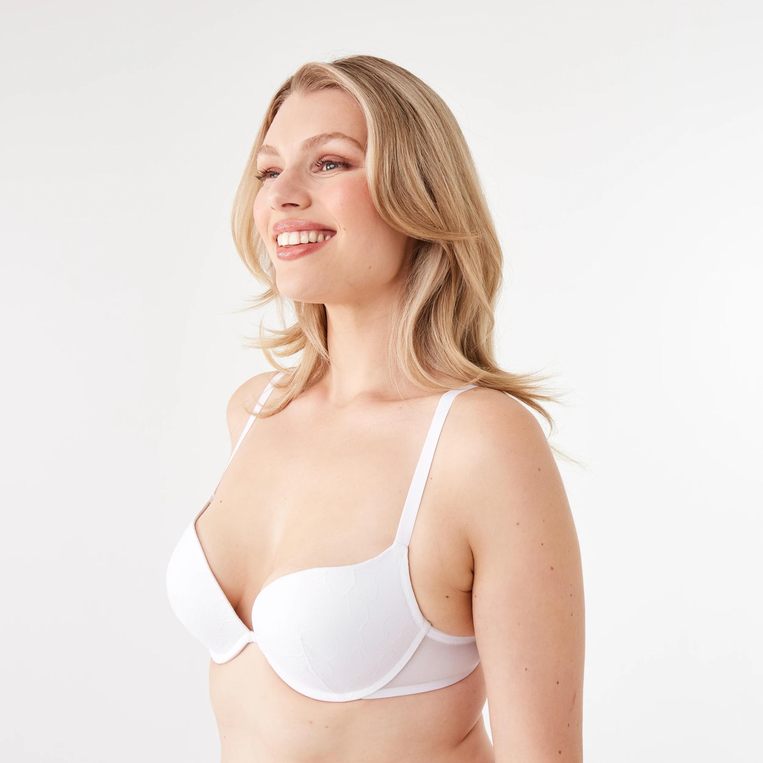 2 Lace Push-Up Bra WHITE, 2 of 6