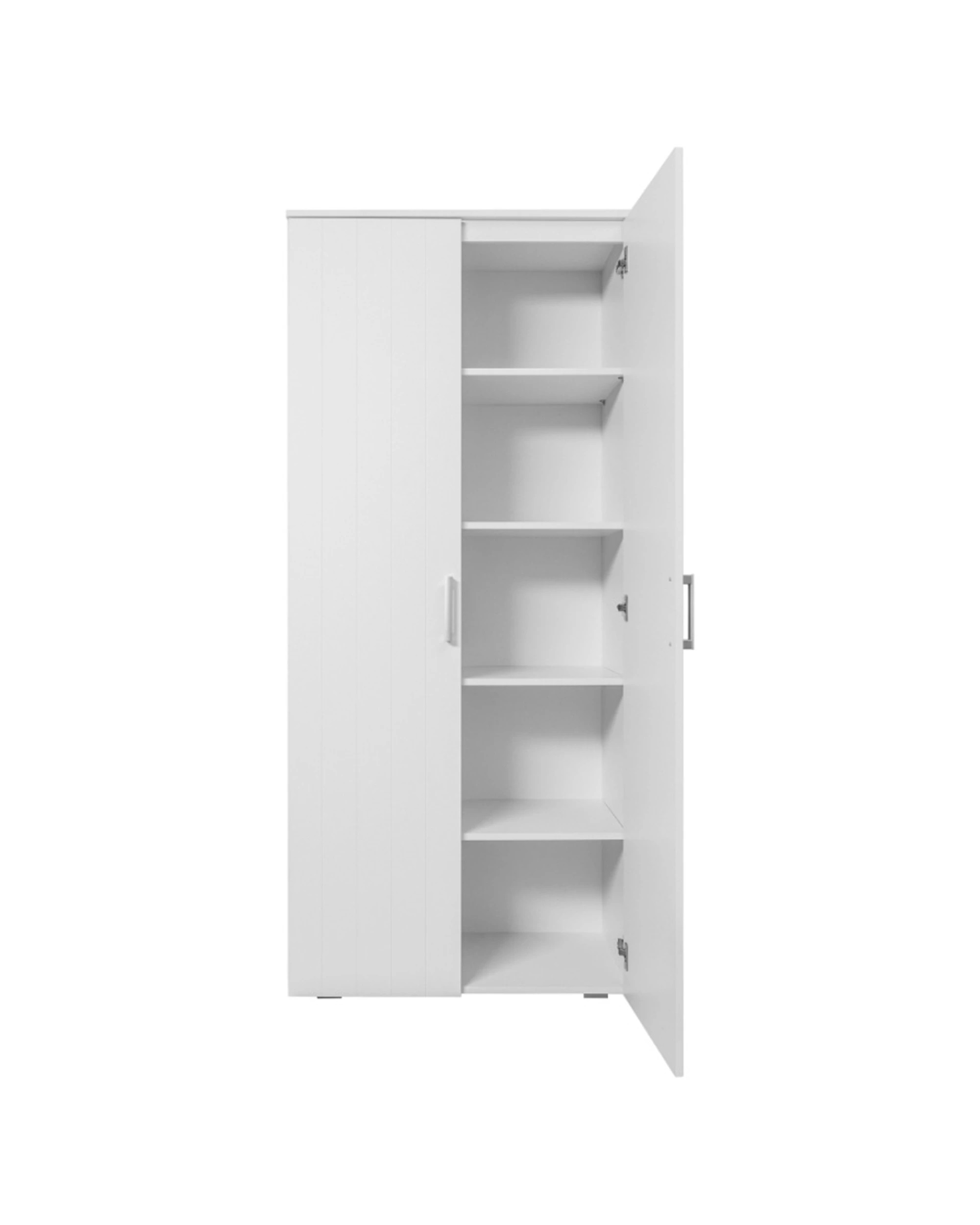 3 European Cabinetry Stockholm Multipurpose Cupboard VJ Panel Standard - White, 3 of 4