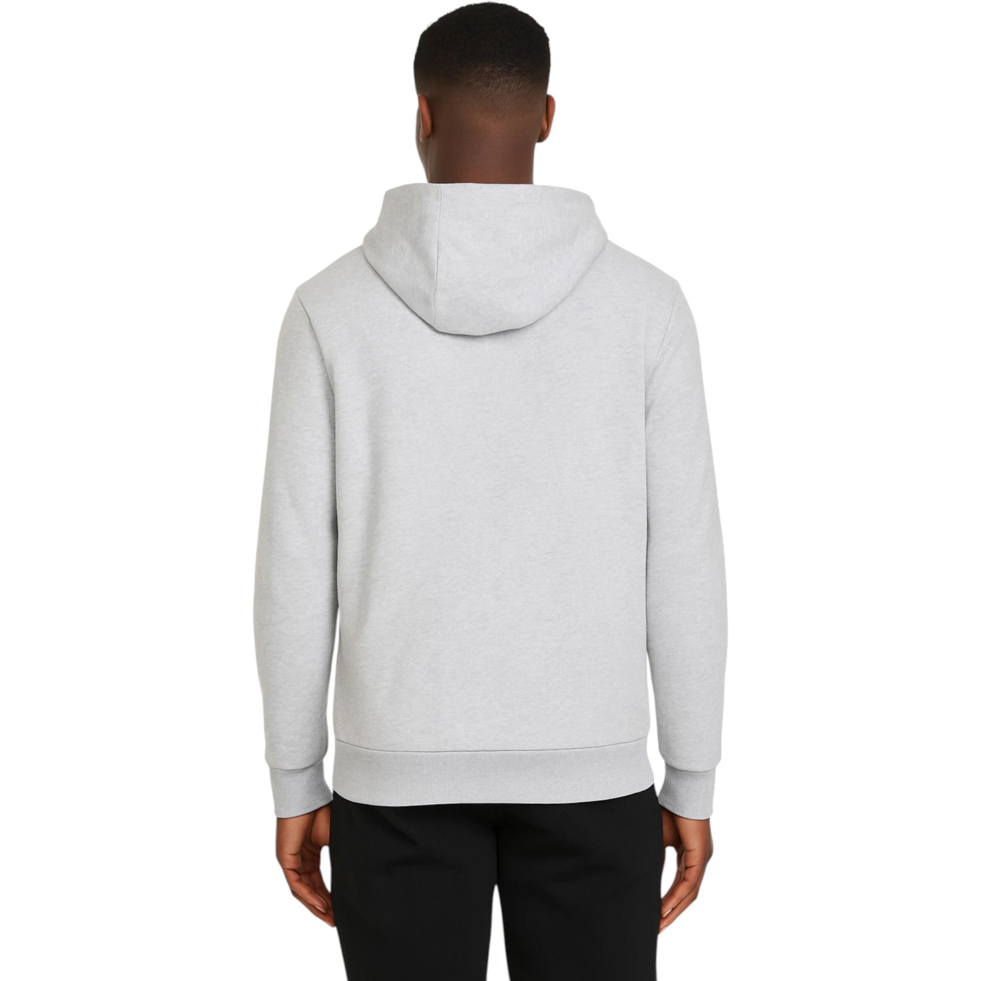 2 Puma Mens Essentials Small Logo Hoodie Light Grey Heather Grey, 2 of 9