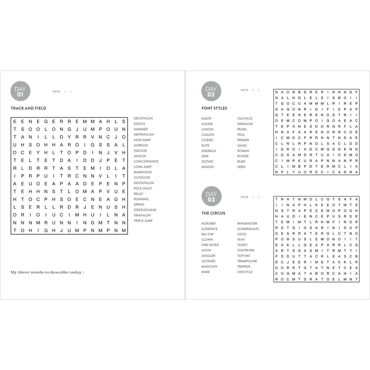 4 365 Puzzles: Wordsearch - Book, 4 of 4