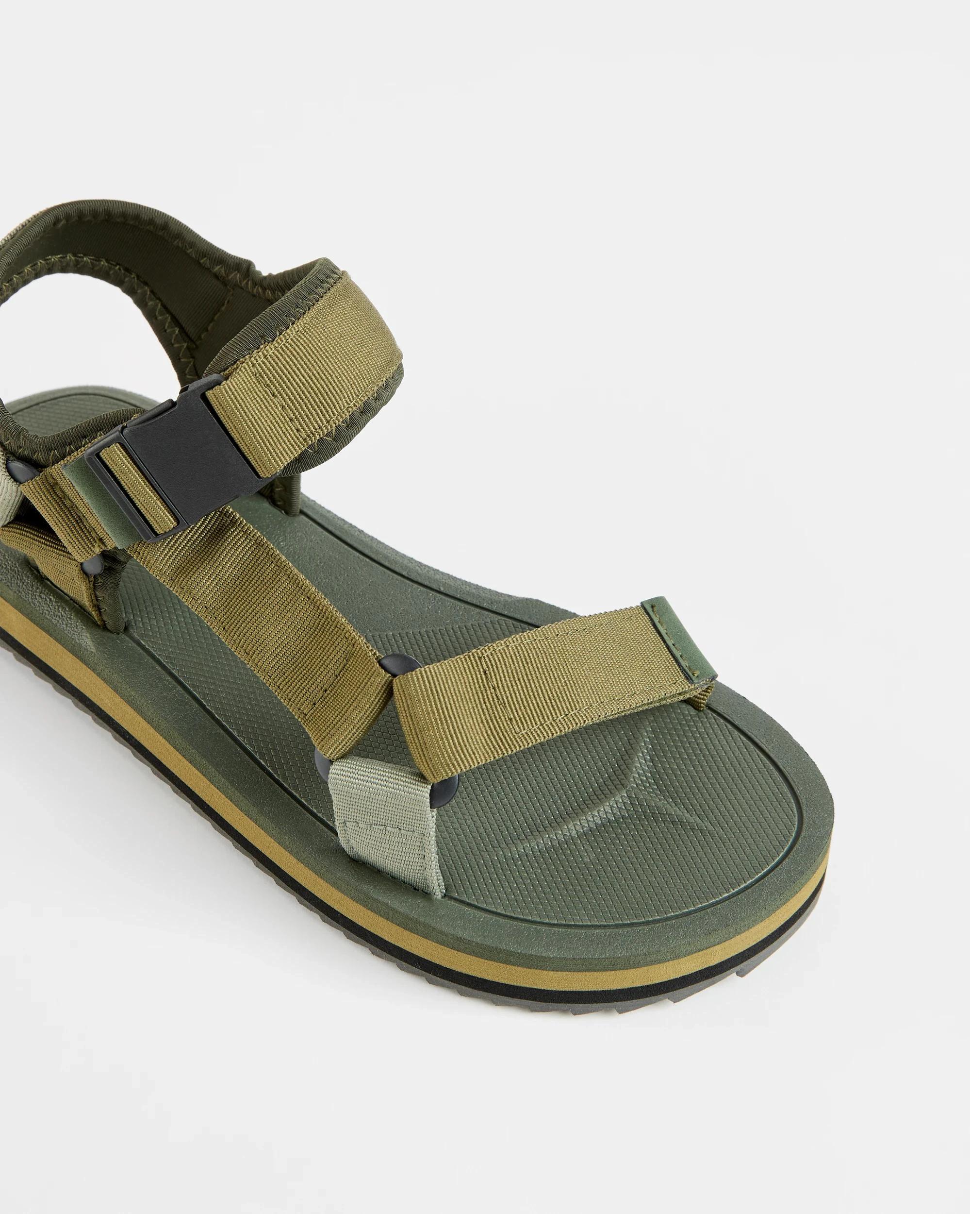 2 Target Mens Adjustable Sandal KHAKI, 2 of 3