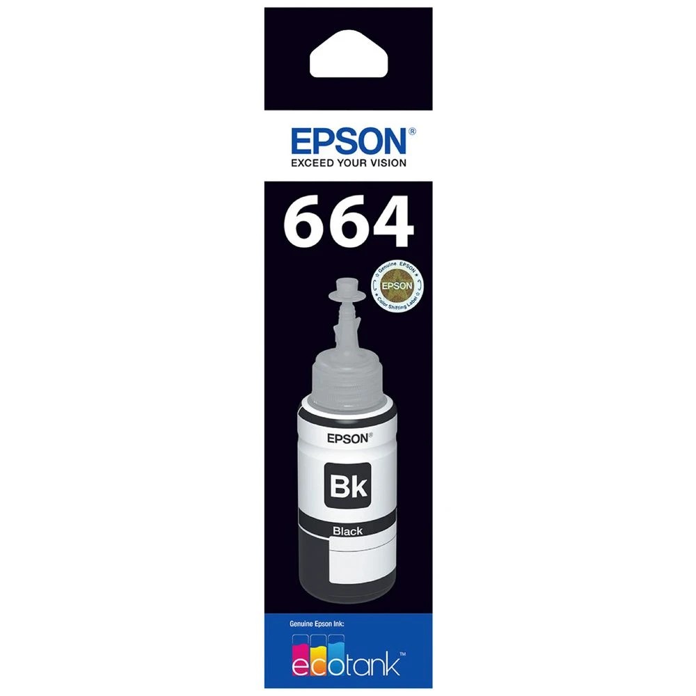 1 Epson T664 EcoTank Ink Bottle Black, 1 of 1