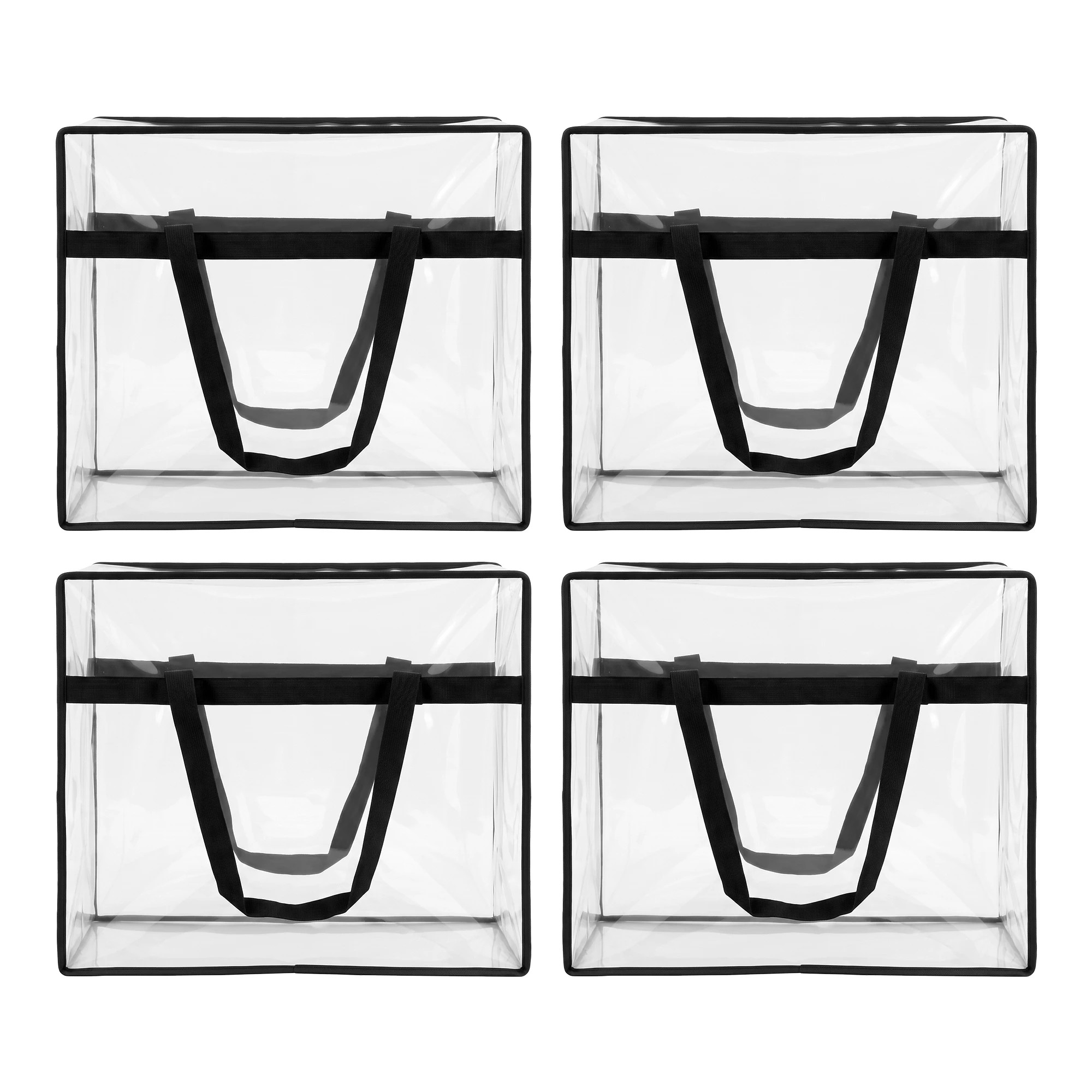 3 Artiss Blanket Storage Bags 4Pcs 40L PVC Box Clothes Organiser - Multi, 3 of 9