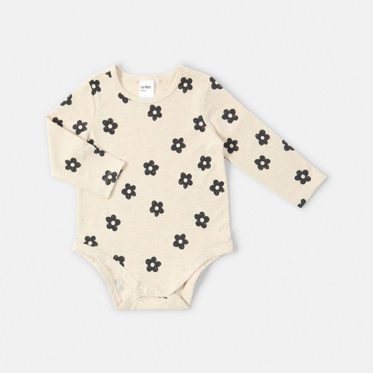 5 3 Pack Bodysuits Bge Floral, 5 of 8