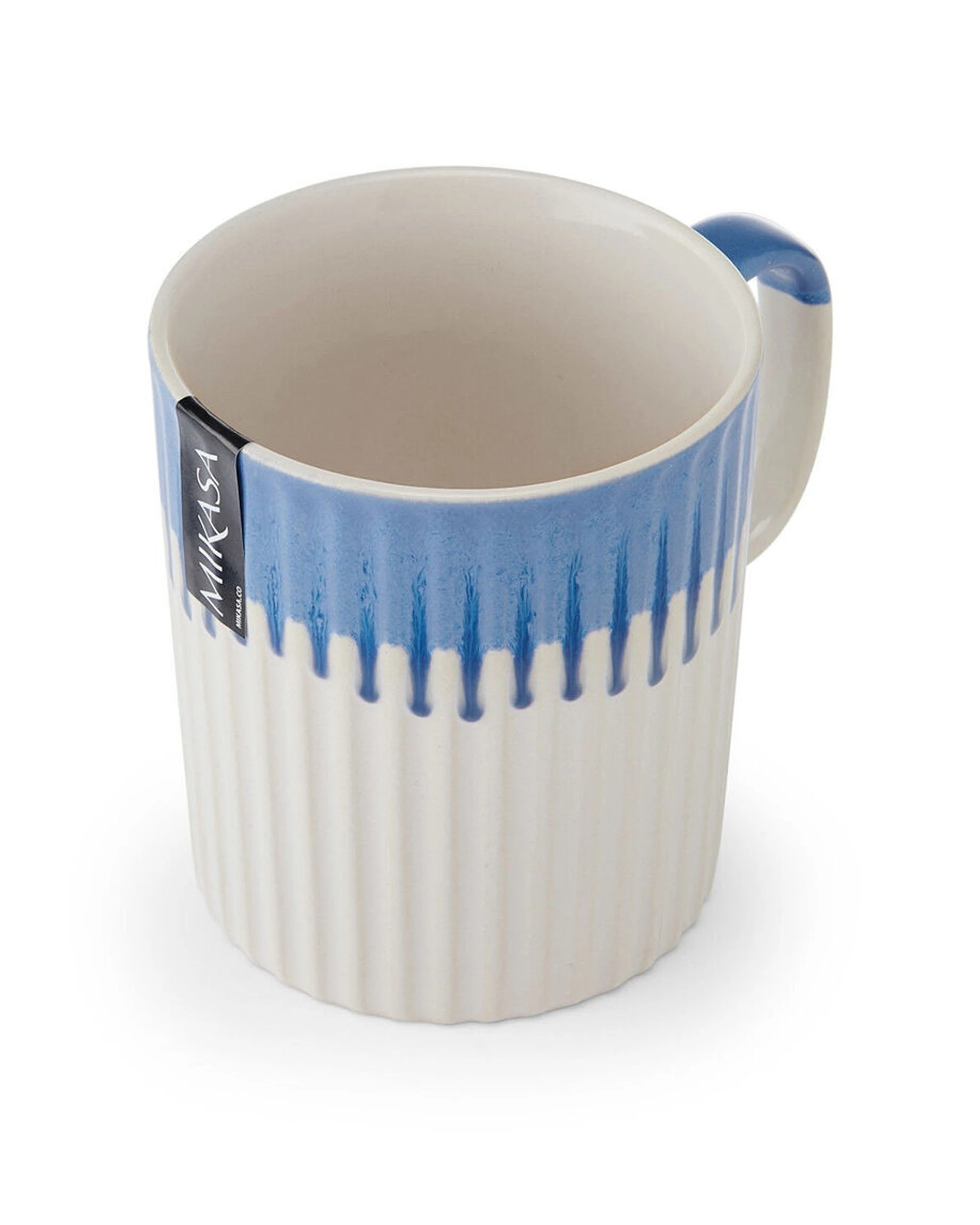 3 Mikasa 4PK Textured Coffee Mug Cup Stoneware 410ml - Multi, 3 of 8