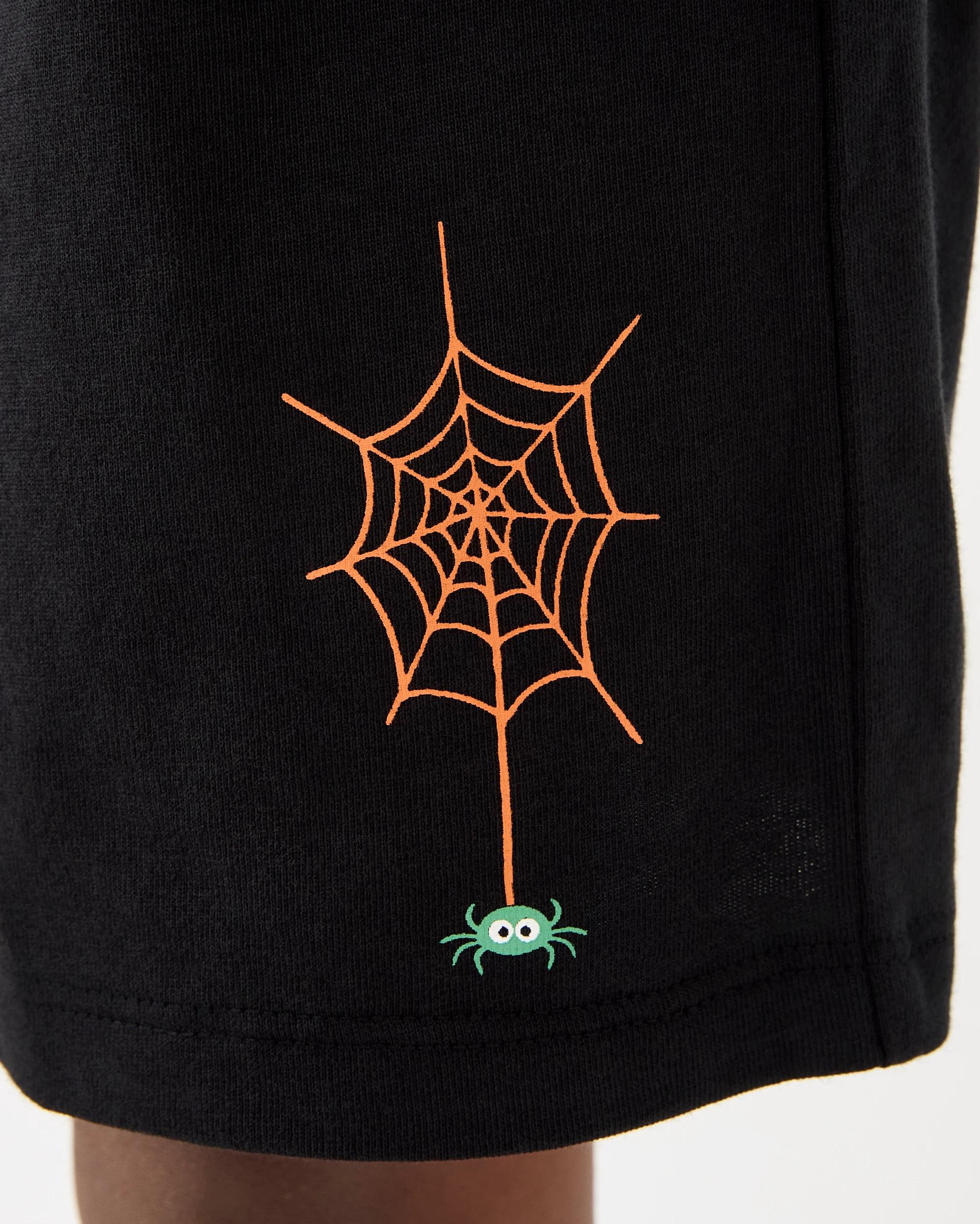 6 Halloween Pyjama Set Blk Skel, 6 of 8