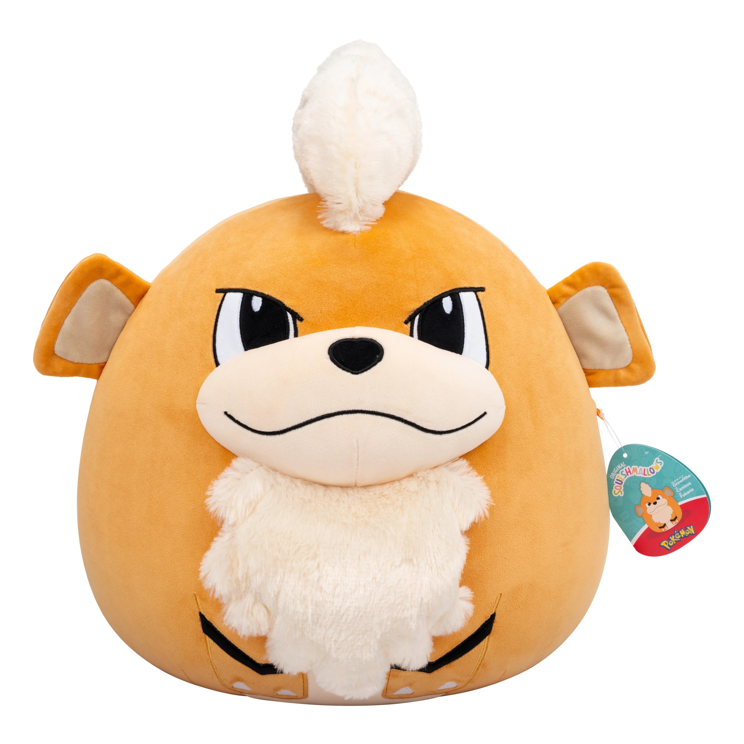 1 36cm Squishmallows Pokemon Plush Toy - Growlithe, 1 of 6