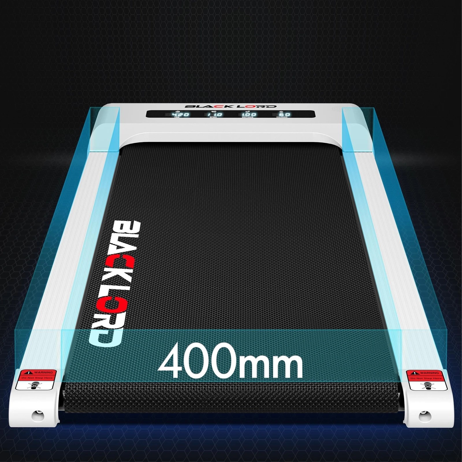 8 Black Lord Treadmill Electric Walking Pad Under Desk Home Gym 40cm Belt - White, 8 of 10