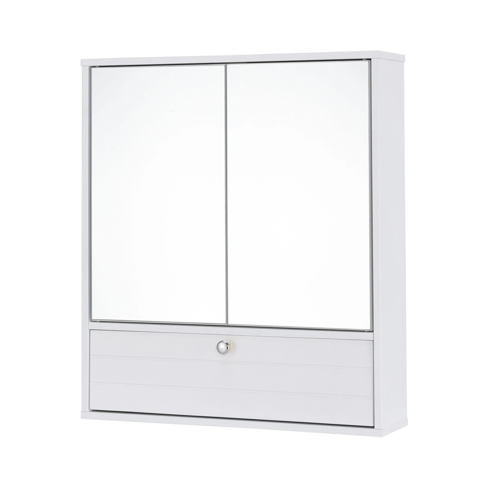 1 Costway Bathroom Mirror Cabinet Wall-mounted Medicine Cabinet, 1 of 3