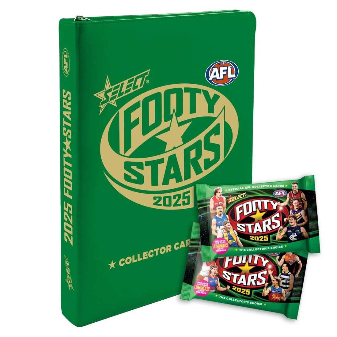 2 Official AFL 2025 Footy Stars Vinyl Album, 2 of 2