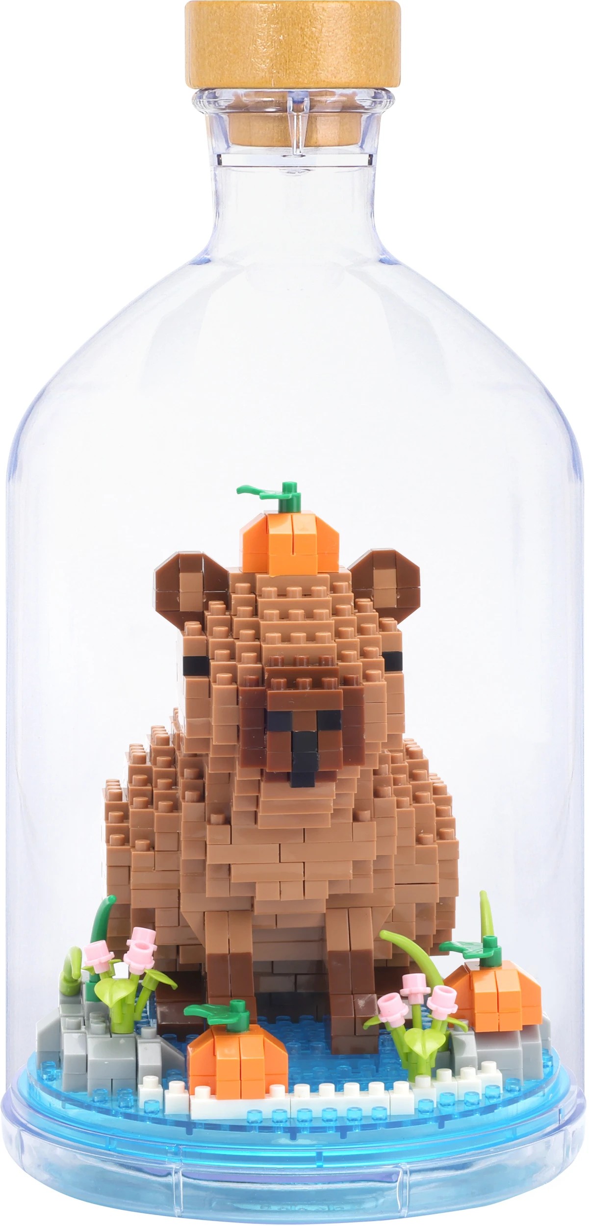 5 Mini Blocks Animals in Bottle - Assorted, 5 of 10