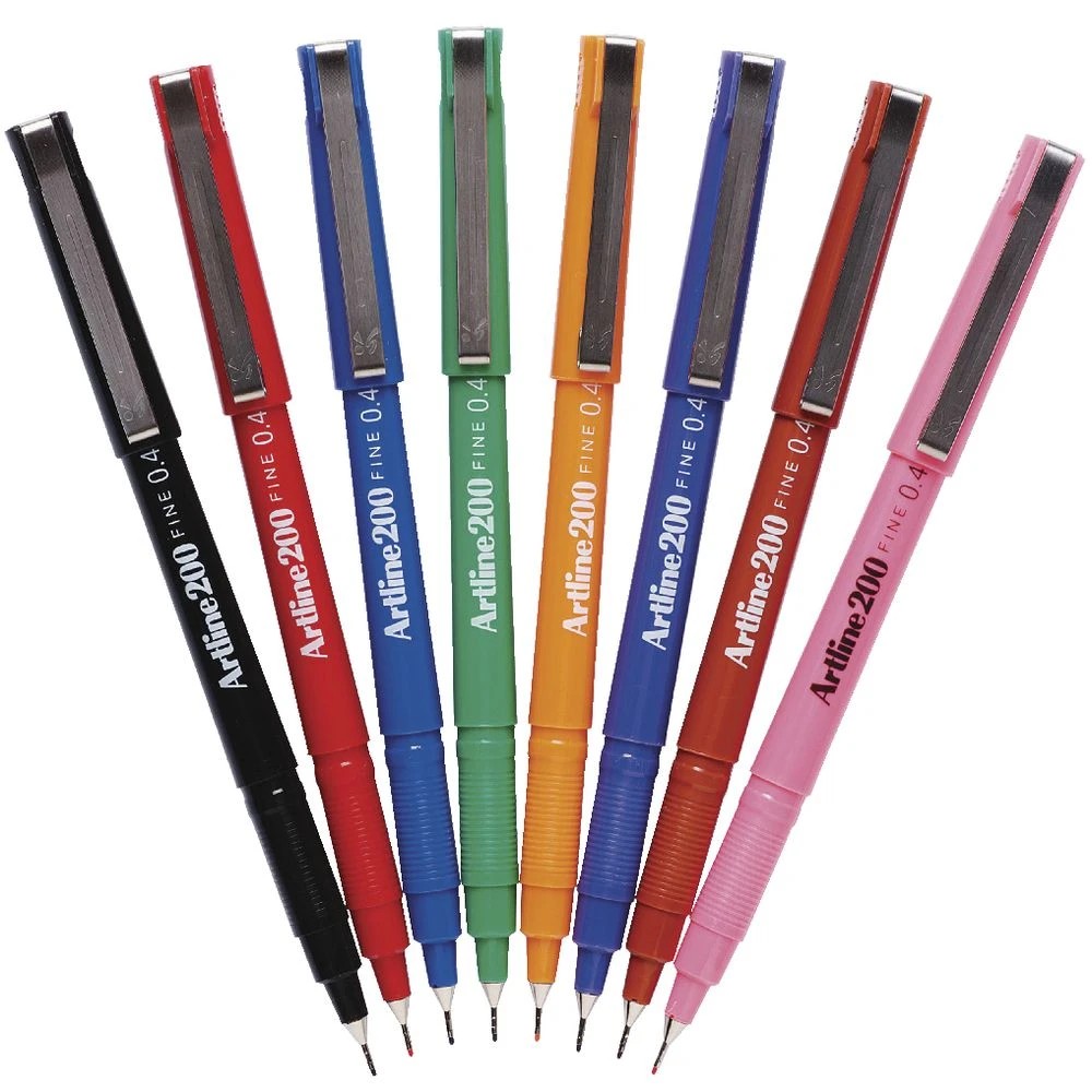2 Artline 200 Fineliner Assorted 12 Pack, 2 of 2