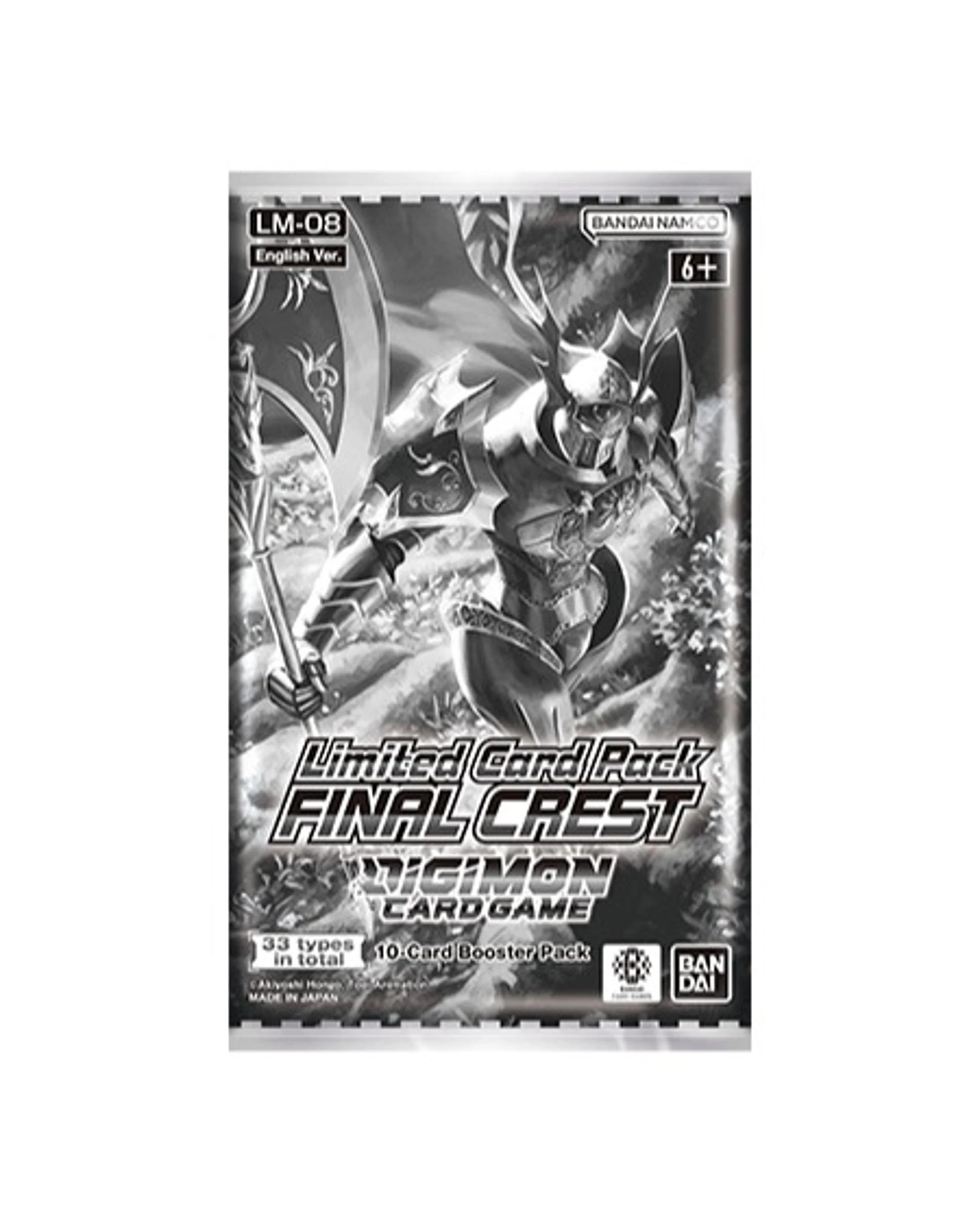 2 Digimon Card Game: Limited Card Pack Final Crest - LM-08, 2 of 4