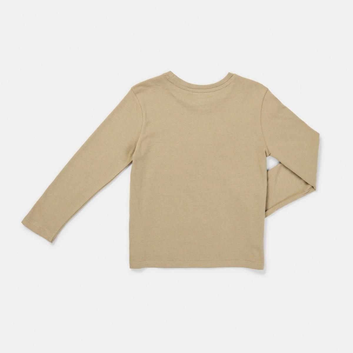 8 Long Sleeve Print T-shirt Beige Bear, 8 of 8