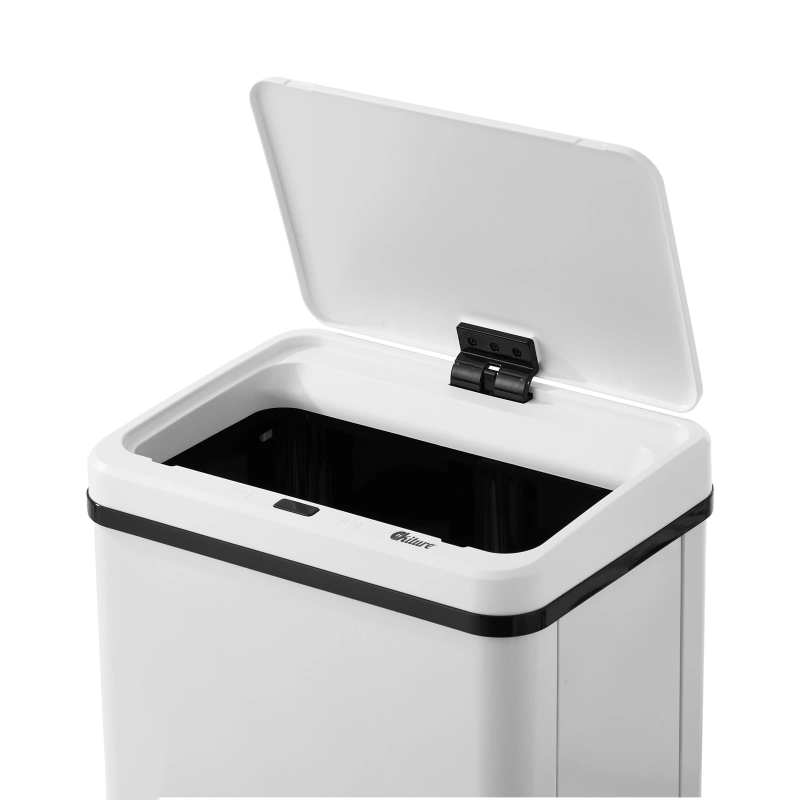 5 Oikiture 50L Motion Sensor Bin Automatic Rubbish Trash Can - White, 5 of 7