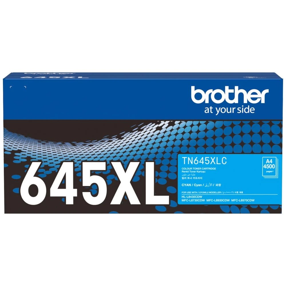 1 Brother TN645XLC Cyan Toner, 1 of 5