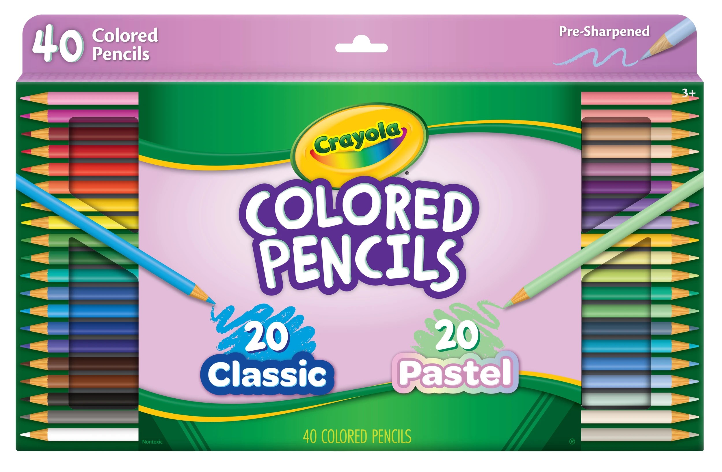 1 40 Pack Crayola Colored Pencils, 1 of 2