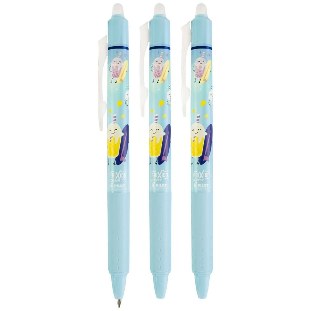 3 PILOT FriXionClicker PoolParty Erasable Gel Pen 0.7 Blue 3Pk, 3 of 7