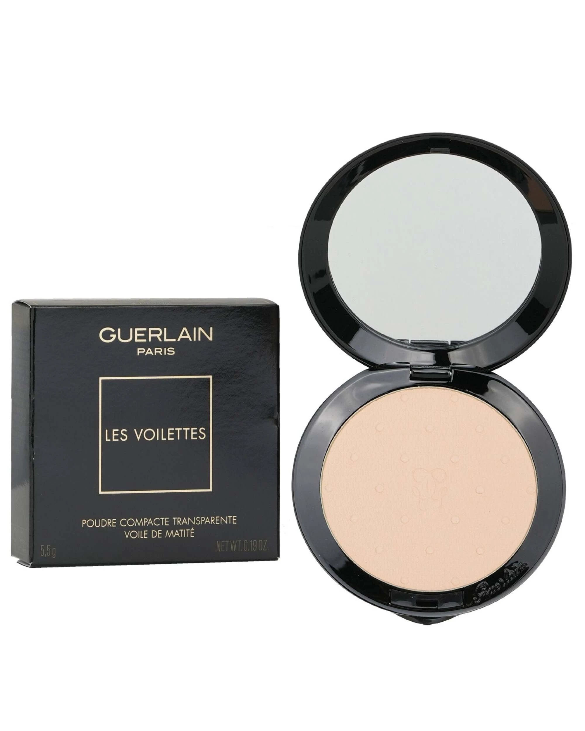 2 Guerlain Les Voilettes Translucent Compact powder - # 03 Medium  5.5g/0.19oz, 2 of 3