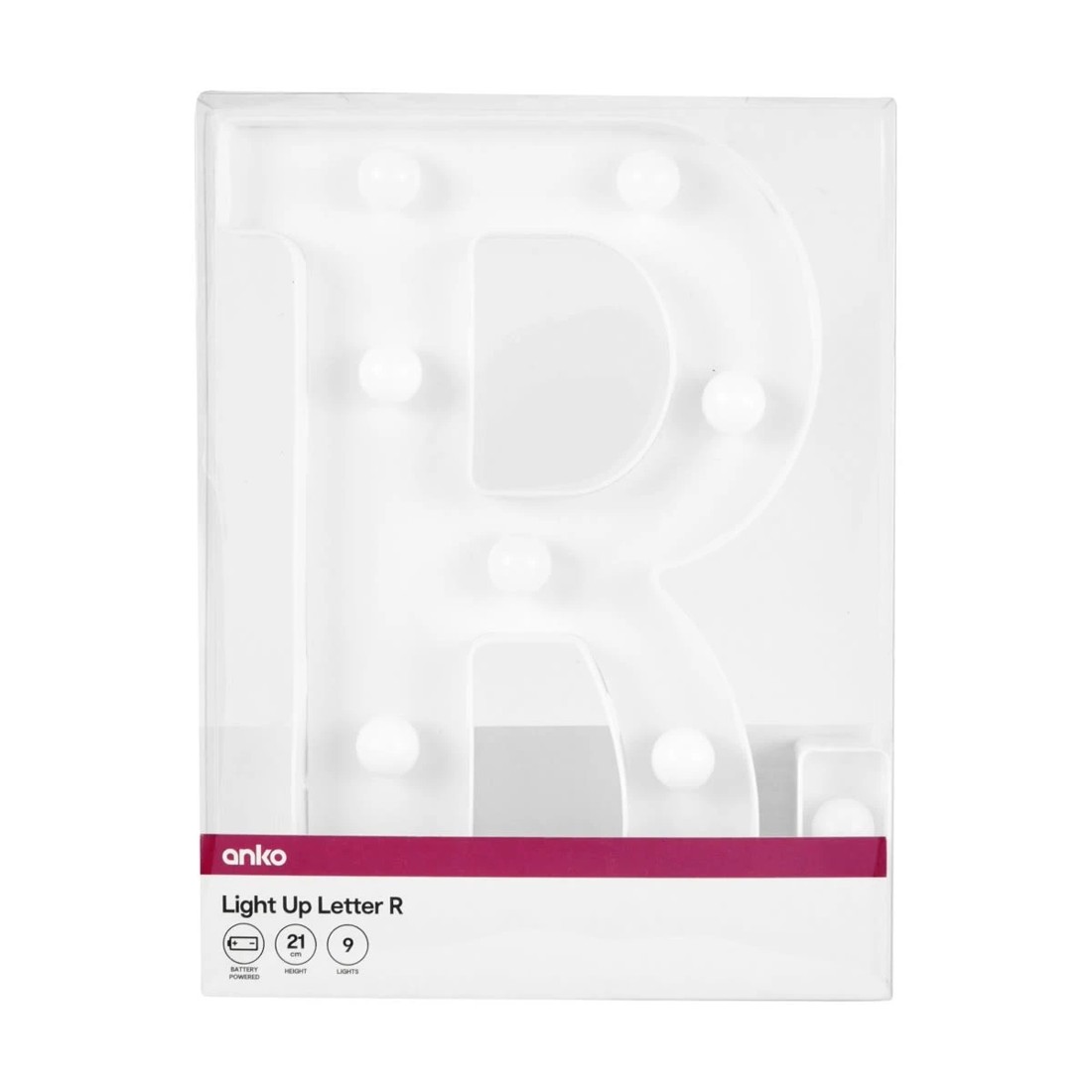 4 Light Up Letter - R, 4 of 5